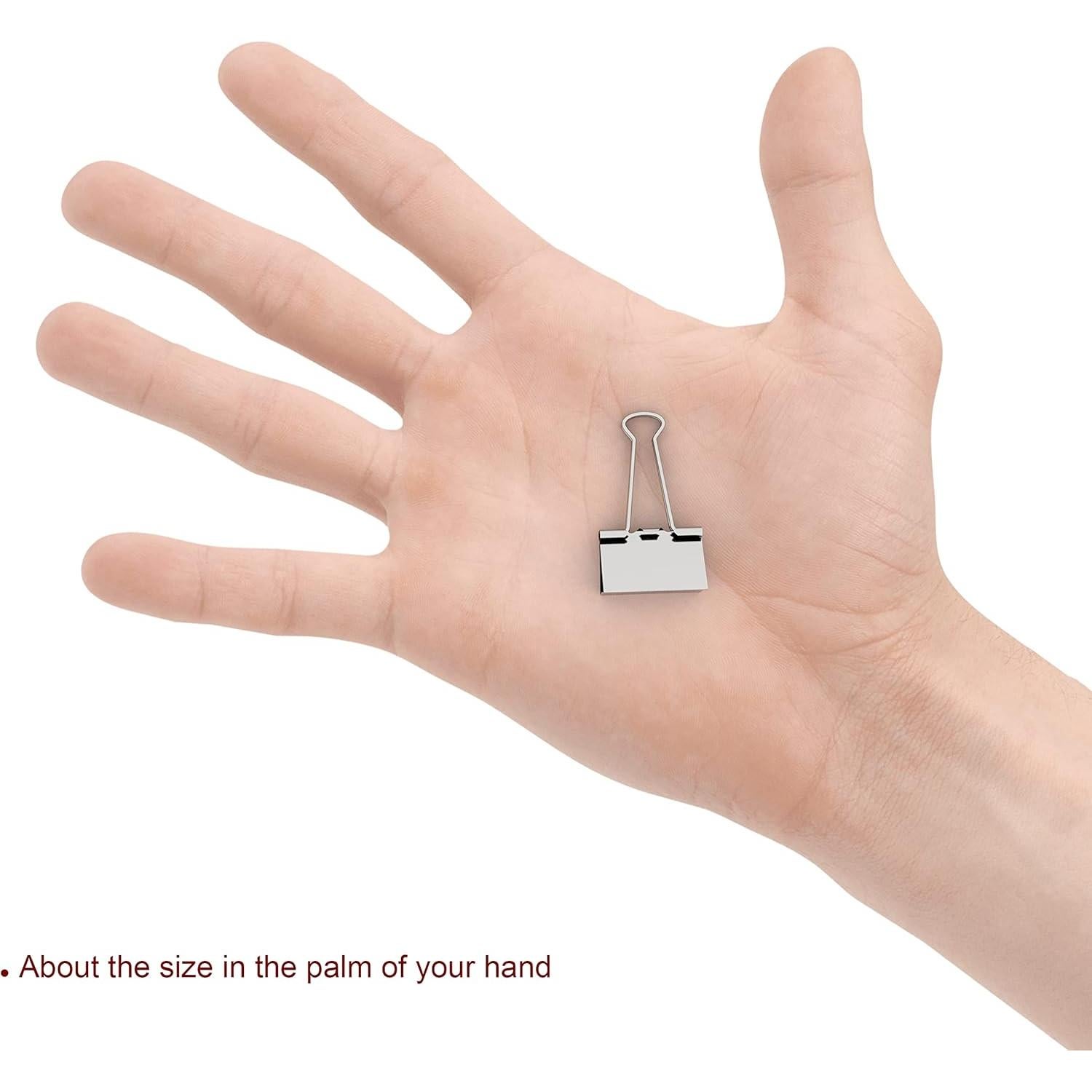 Clip de Binder Pequeño Metálico nctinystore 19 mm Plata 40 PCS