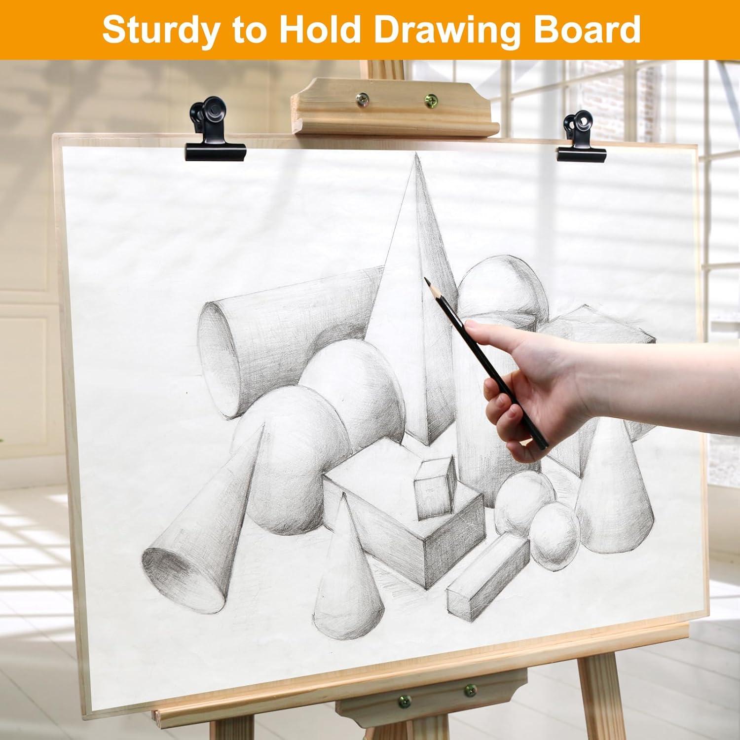 Clips de Papel Coideal Negros 5 cm - Paquete de 20 Clips de Metal