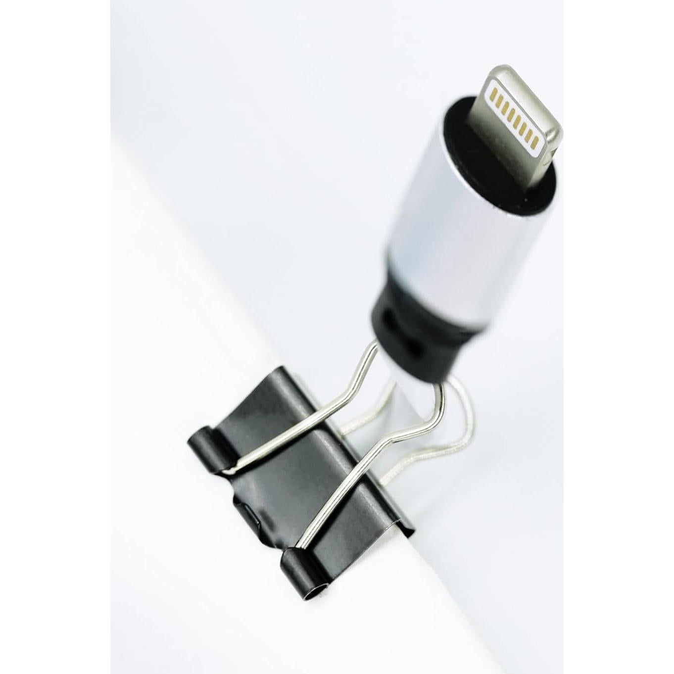 64 Clips de Carpeta Pequeños Ykimok 13mm Negro