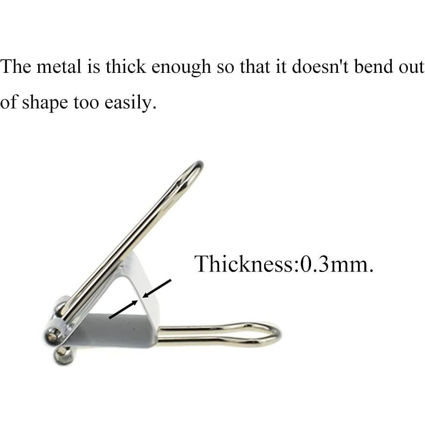 Clips de Encuadernación HAHIYO Acero Resistente 32 mm 13 Piezas