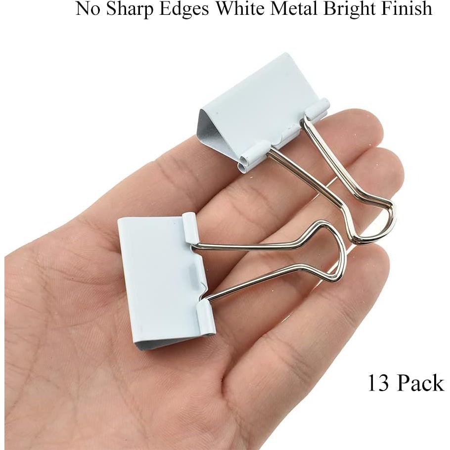 Clips de Encuadernación HAHIYO Acero Resistente 32 mm 13 Piezas