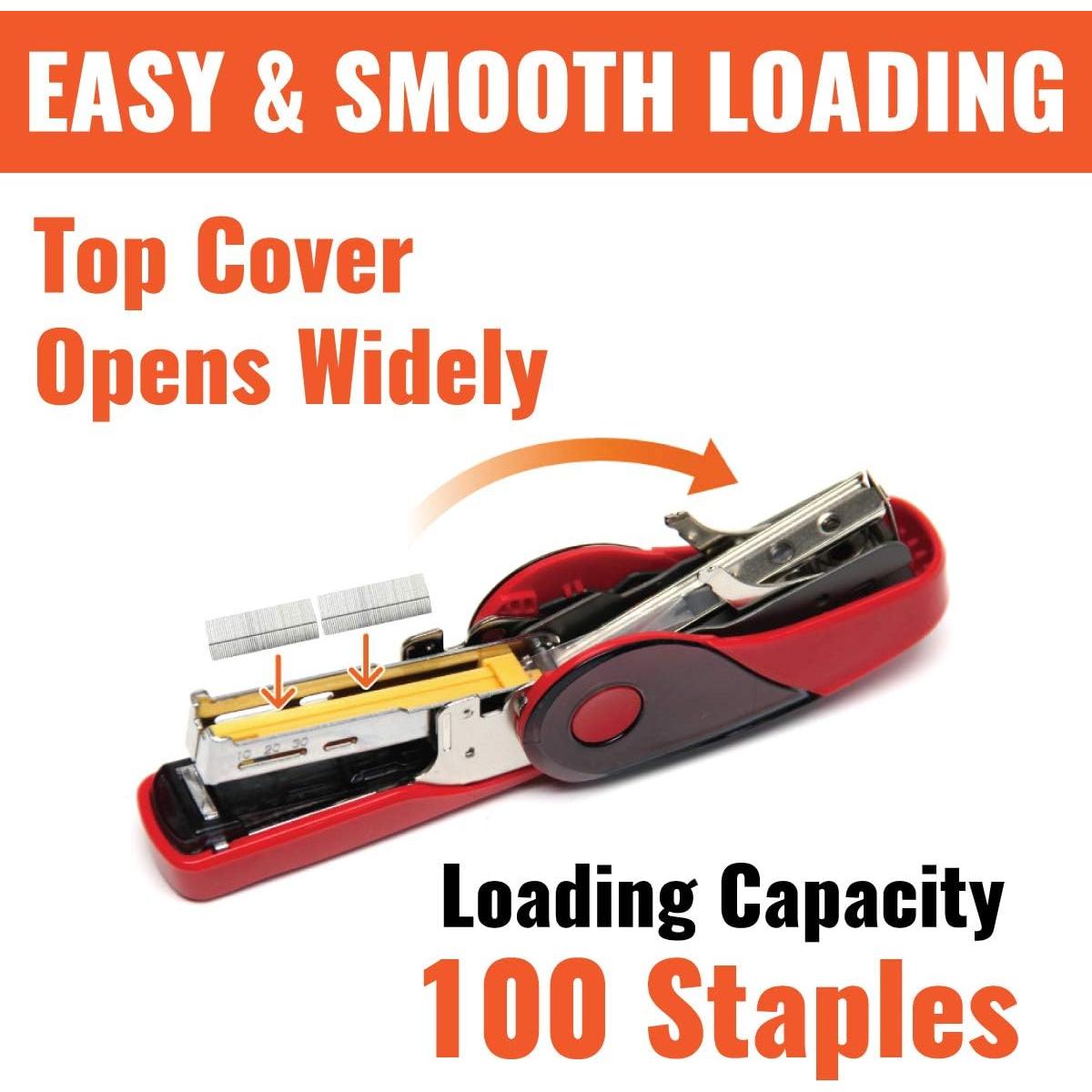 Mini Grapadora Plana MAX HD10FL3BK Ergonomica Negra