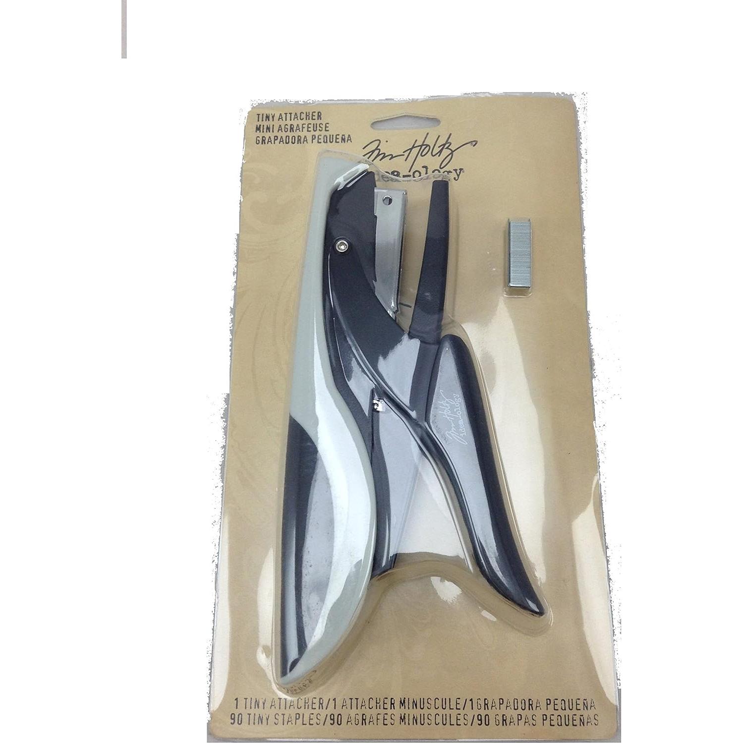 Engrapadora Pequeña Idea-Ology Tim Holtz con 100 Grapas