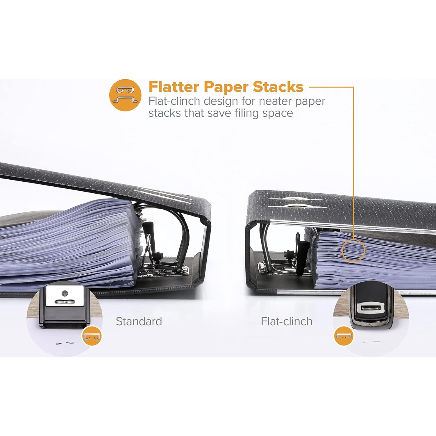 Grapadora Bostitch Alta Resistencia Cromo Negro 40 Hojas