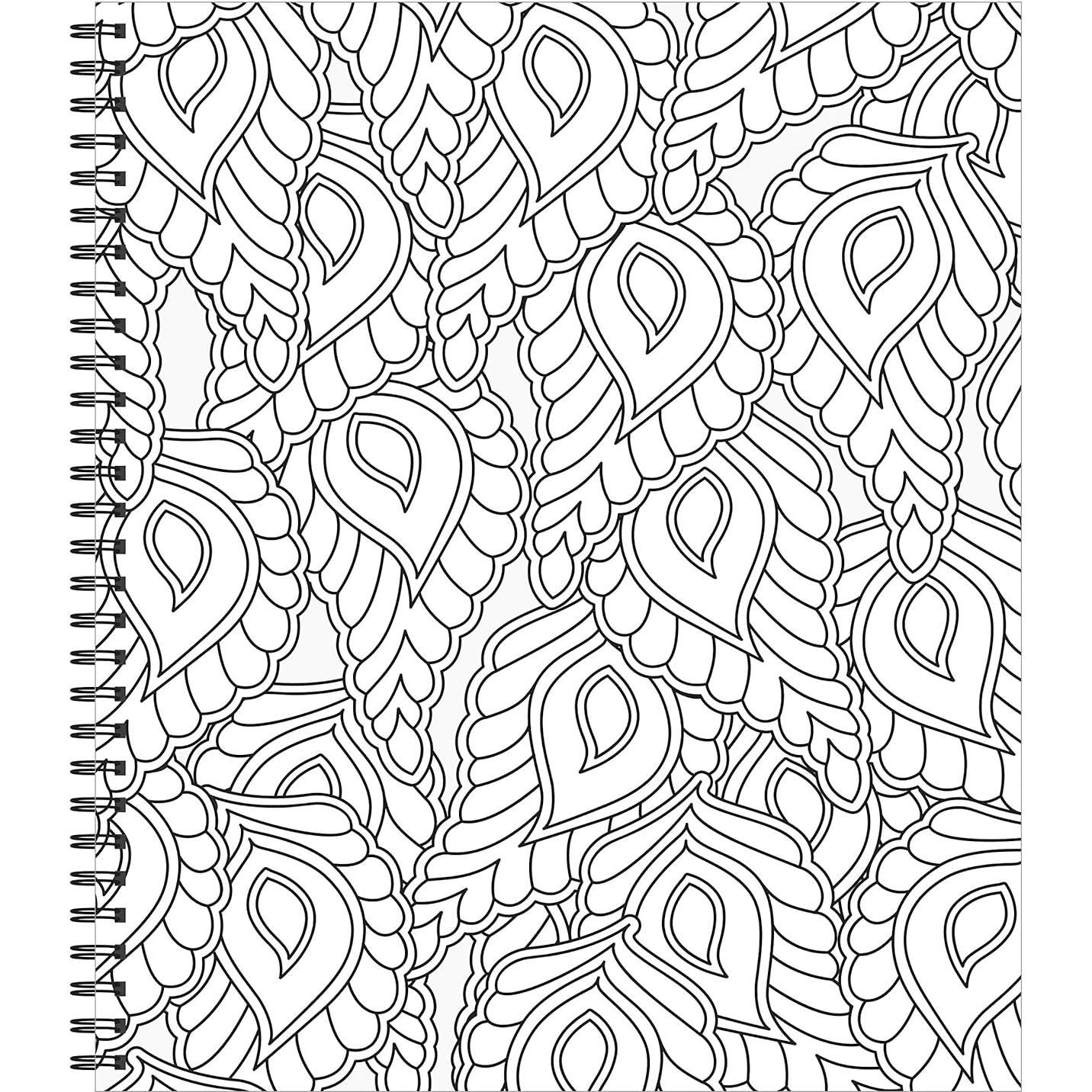 Large Print Easy Color & Frame - Calm (Stress Free Coloring Book)