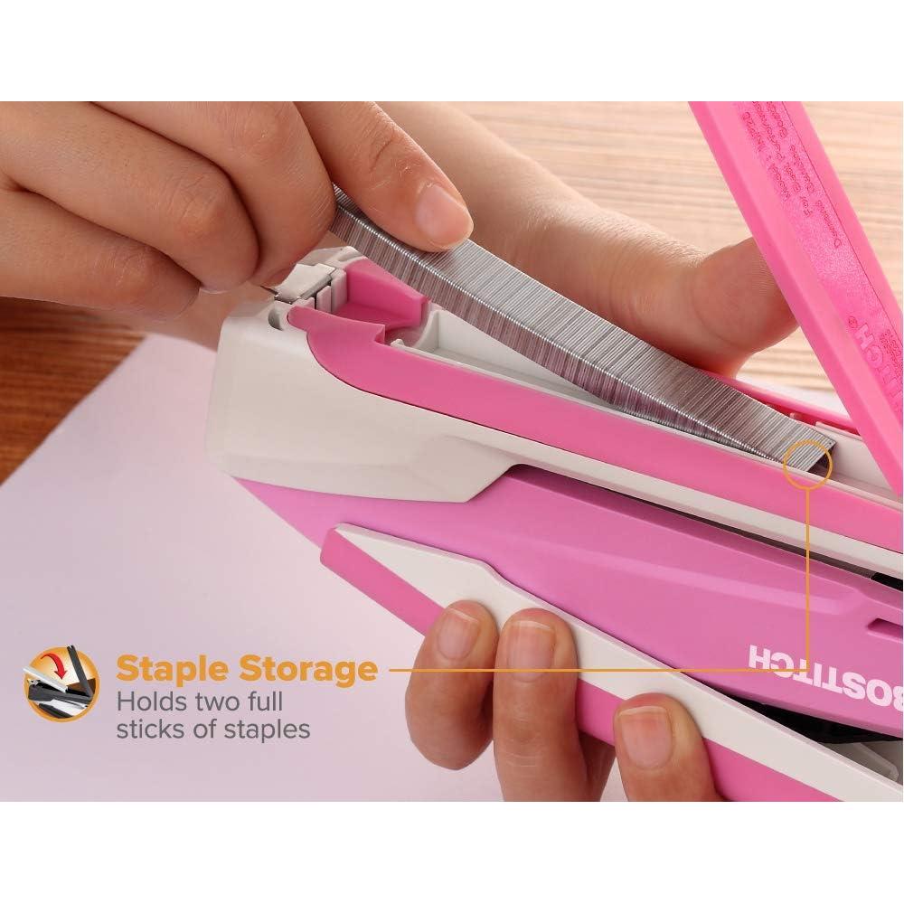 Grapadora de Escritorio PaperPro Rosa 20 Hojas Sin Atascos