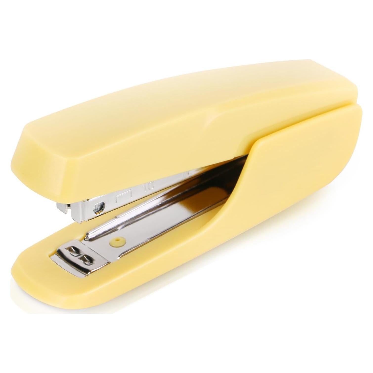 Mini Grapadora BOCYTEOPR Amarilla con Quitagrapas No.10