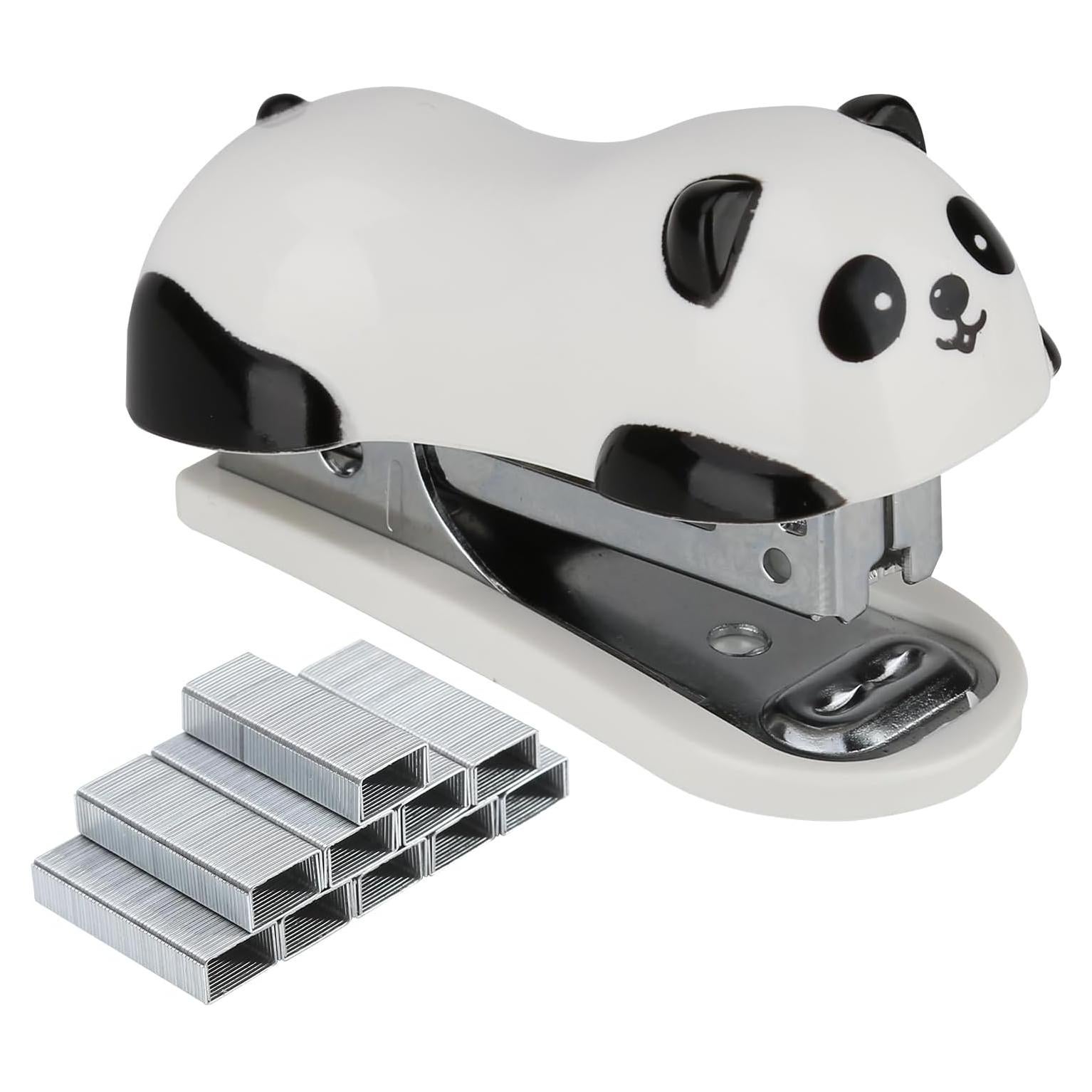 Grapador Mini de Escritorio Artyea Panda 12 Hojas 1000 Grapas