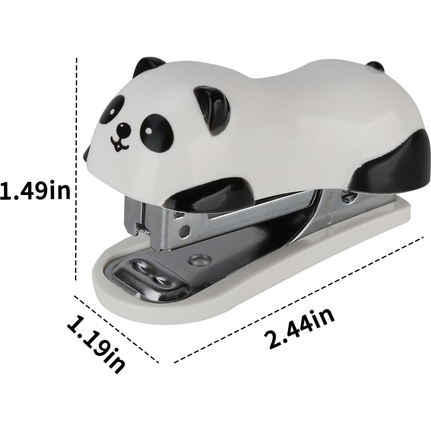 Grapador Mini de Escritorio Artyea Panda 12 Hojas 1000 Grapas