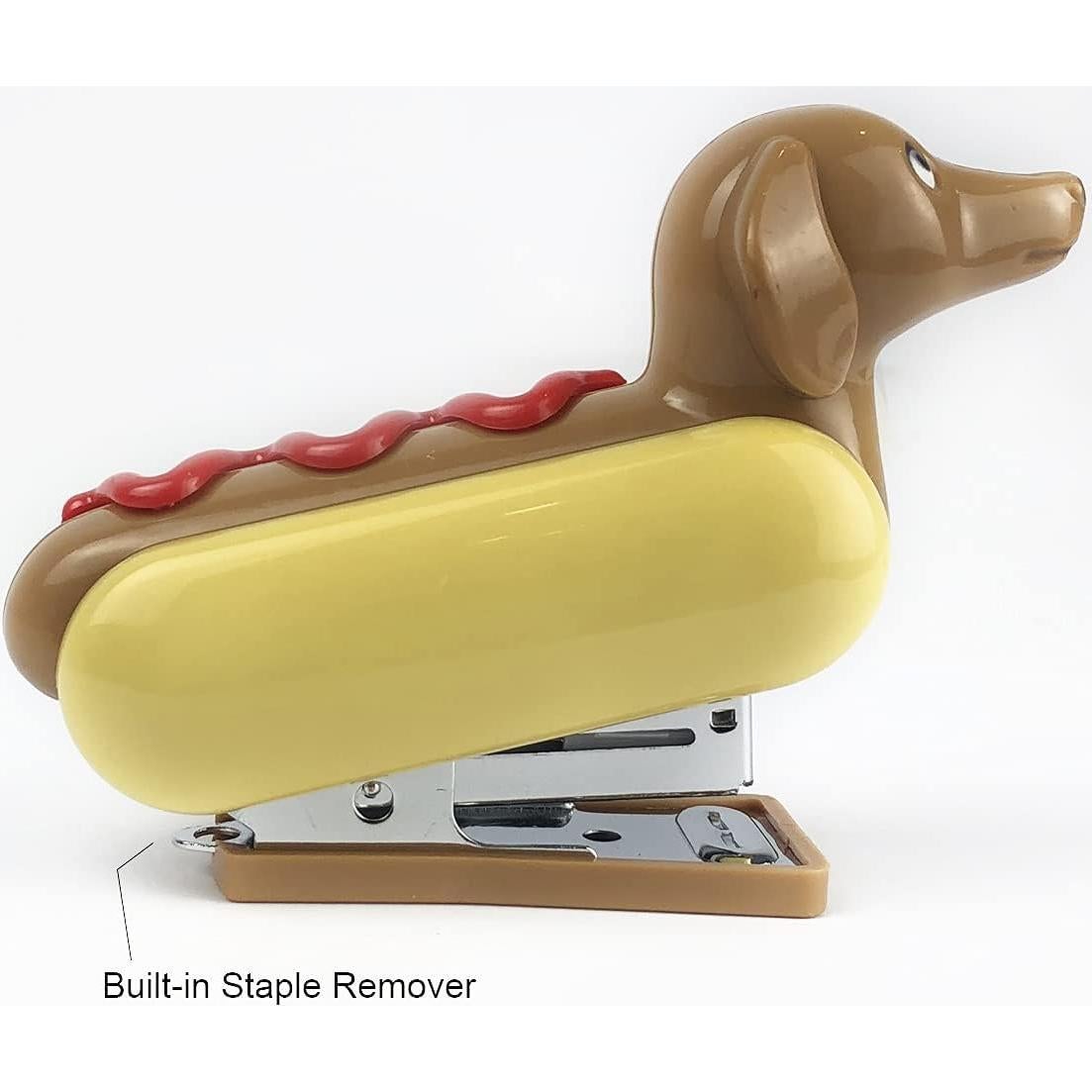 Mini Grapadora YOBRO Hotdog para Niños - 1000 Grapas, 12 Hojas