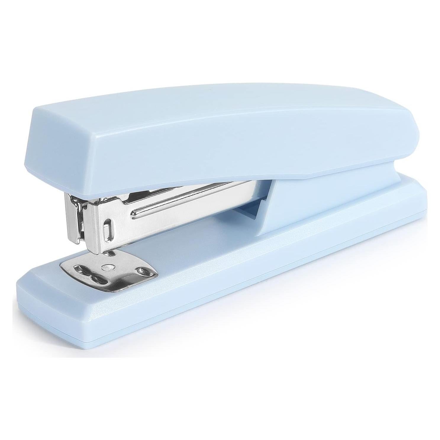 Grapadora de Oficina Tamaki Azul Metálica 20 Hojas 80 Grapas