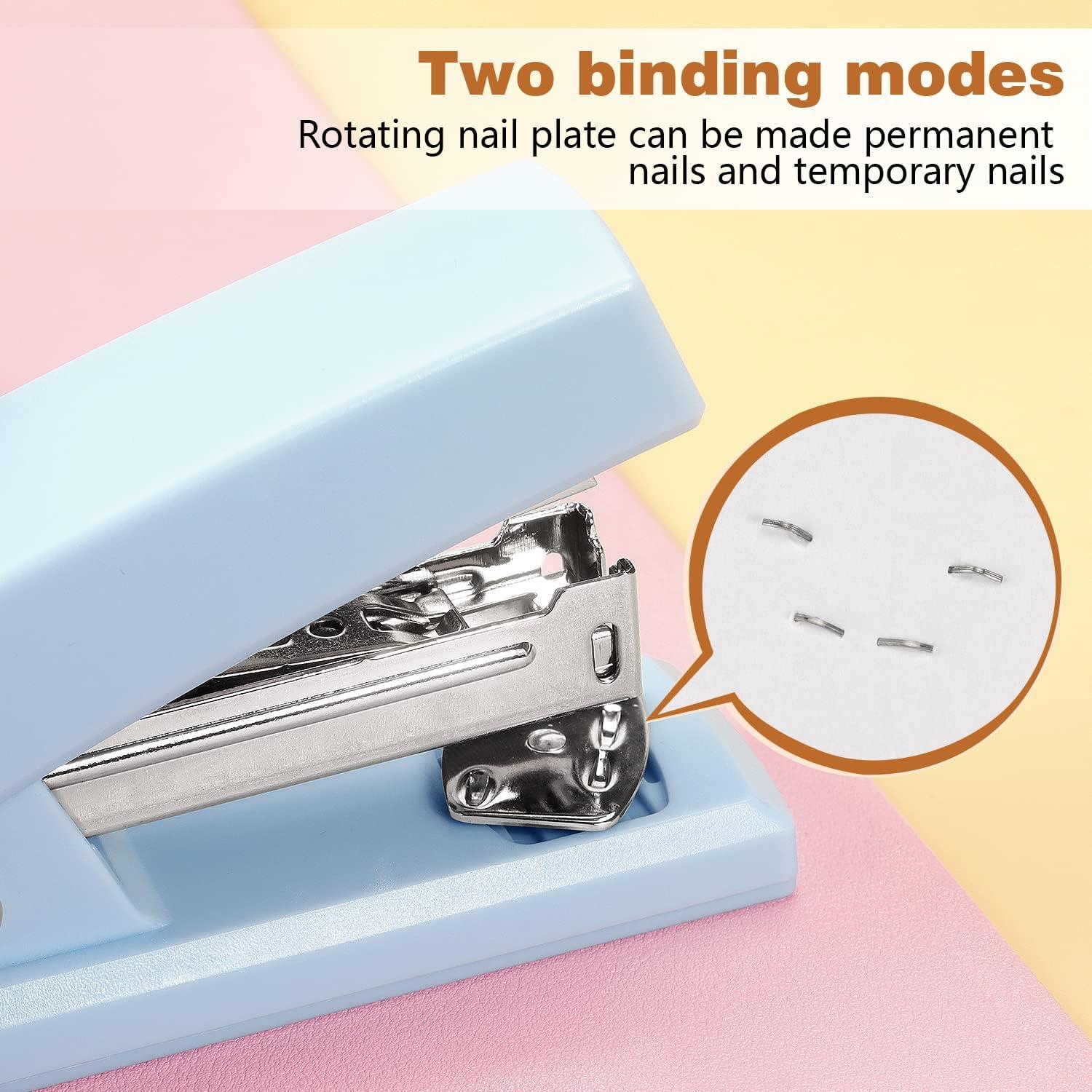 Grapadora de Oficina Tamaki Azul Metálica 20 Hojas 80 Grapas