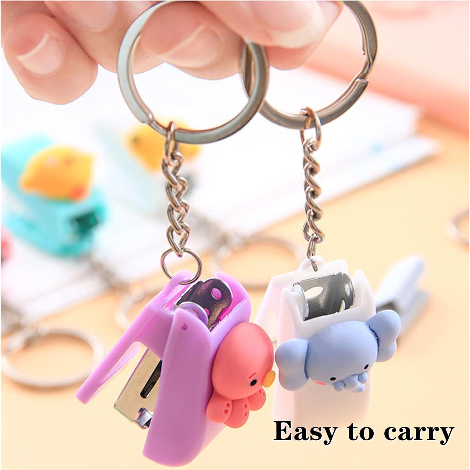 Set de 4 Mini Grapadoras JLEivvi Rosa con Grapas 81.69g