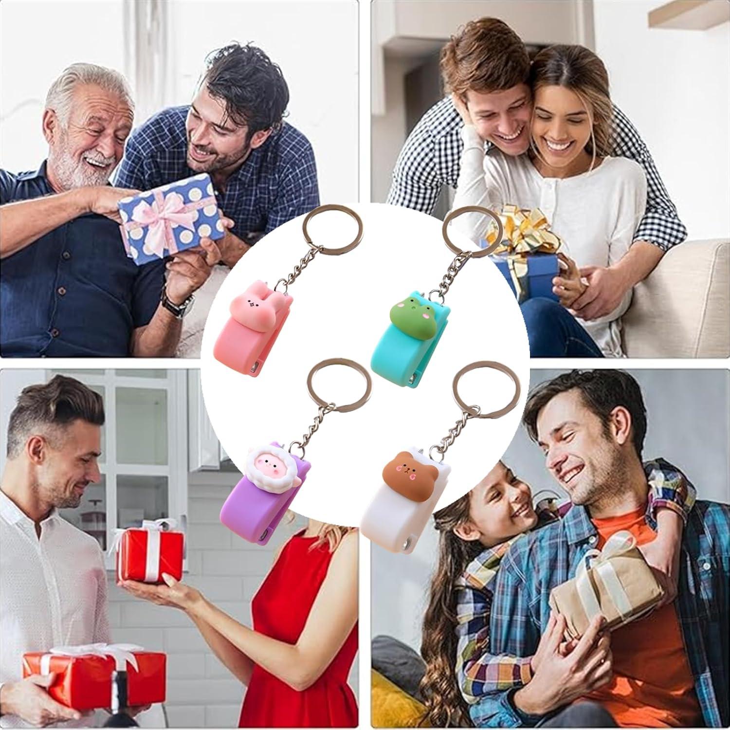 Set de 4 Mini Grapadoras JLEivvi Rosa con Grapas 81.69g