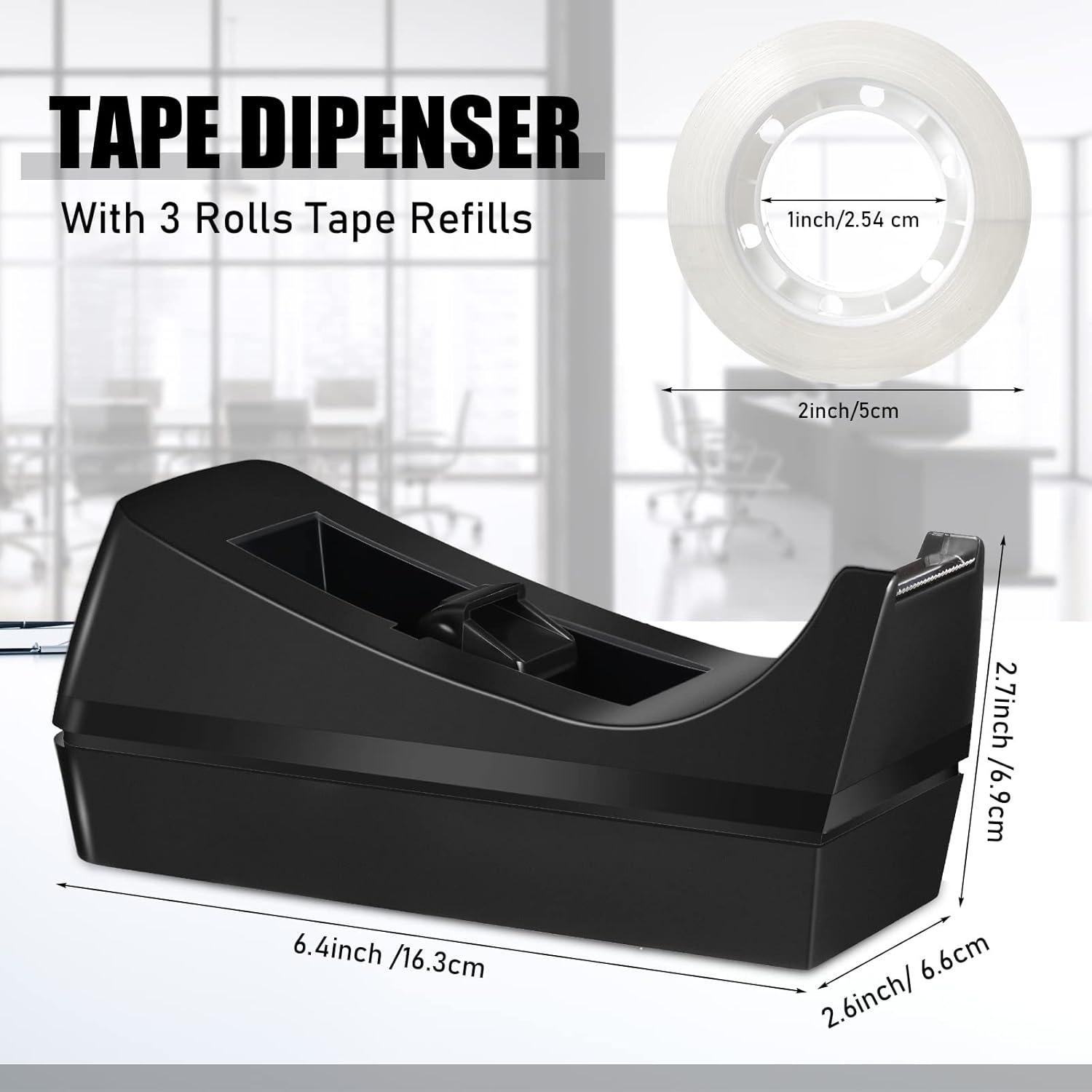 Juego de Grapadoras y Dispensadores de Cinta Leinuosen 16 Pcs