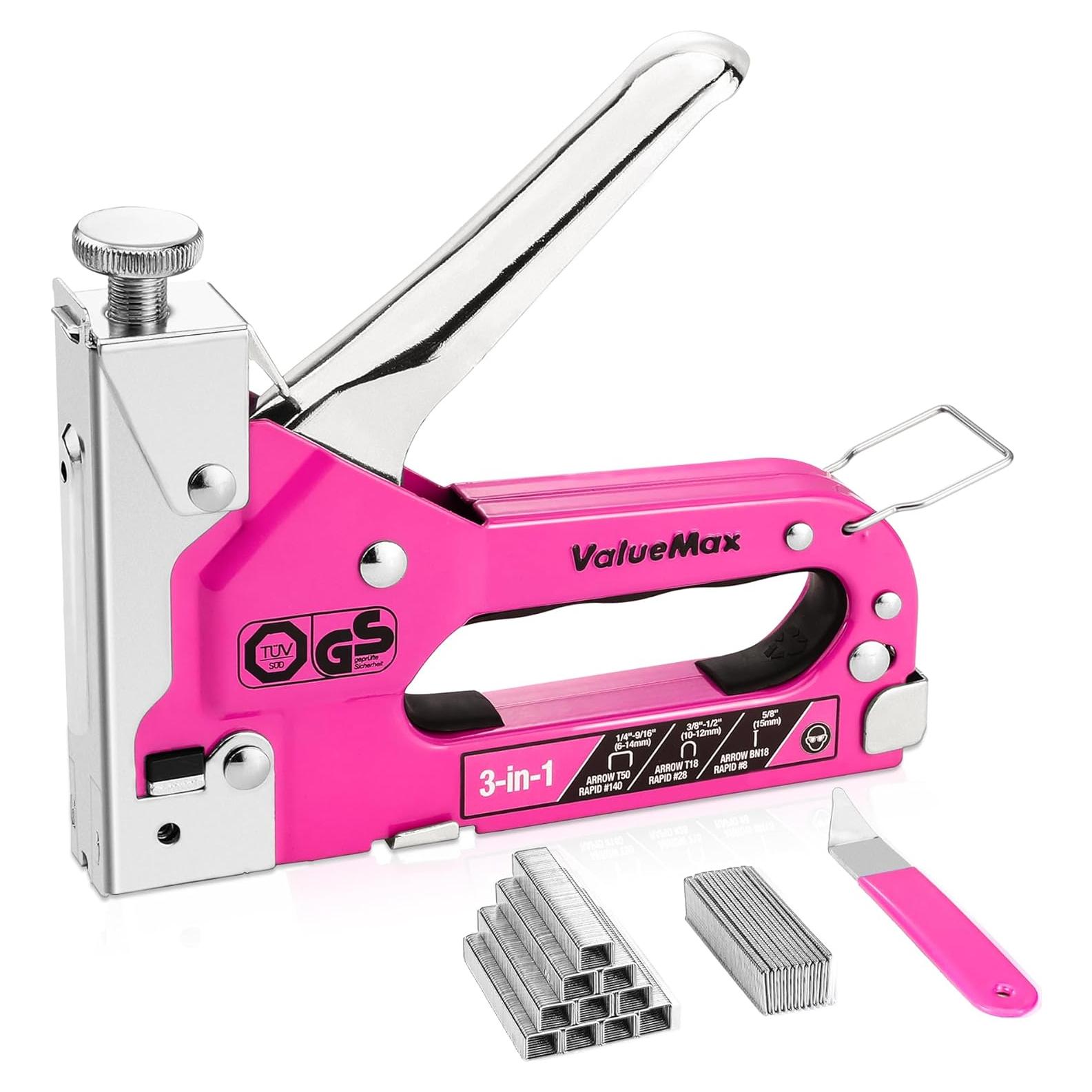 Grapadora Manual 3-en-1 ValueMax con 2000 Grapas y Removedor