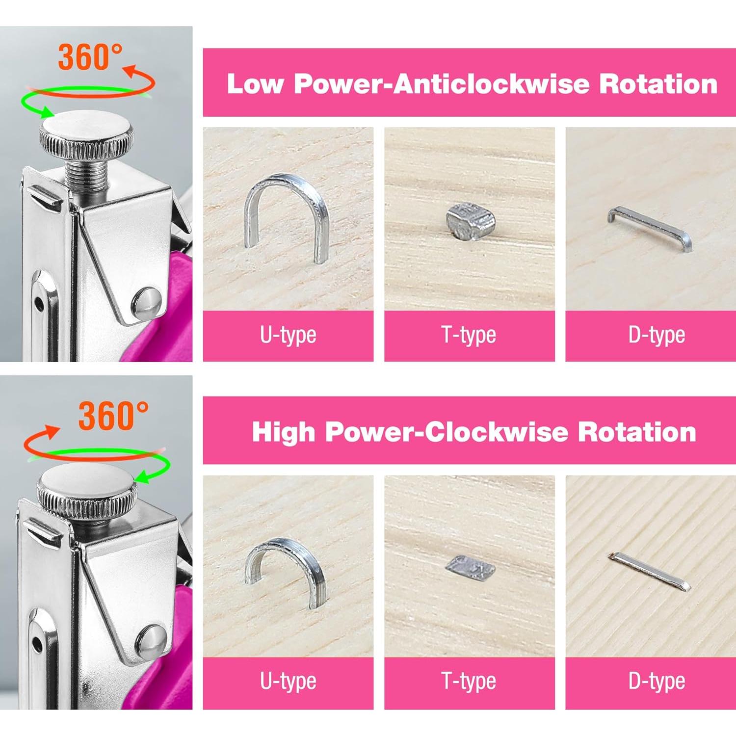 Grapadora Manual 3-en-1 ValueMax con 2000 Grapas y Removedor