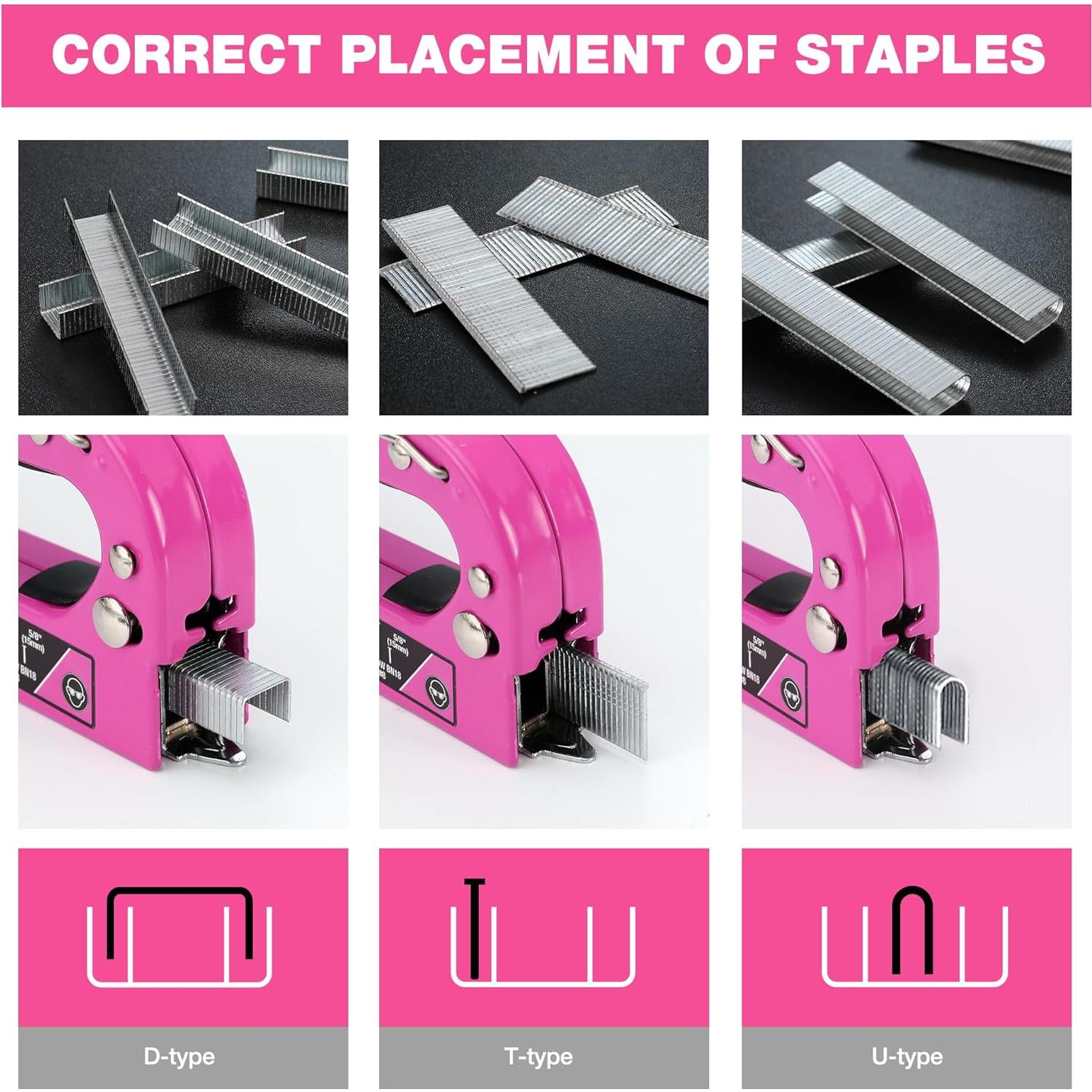 Grapadora Manual 3-en-1 ValueMax con 2000 Grapas y Removedor