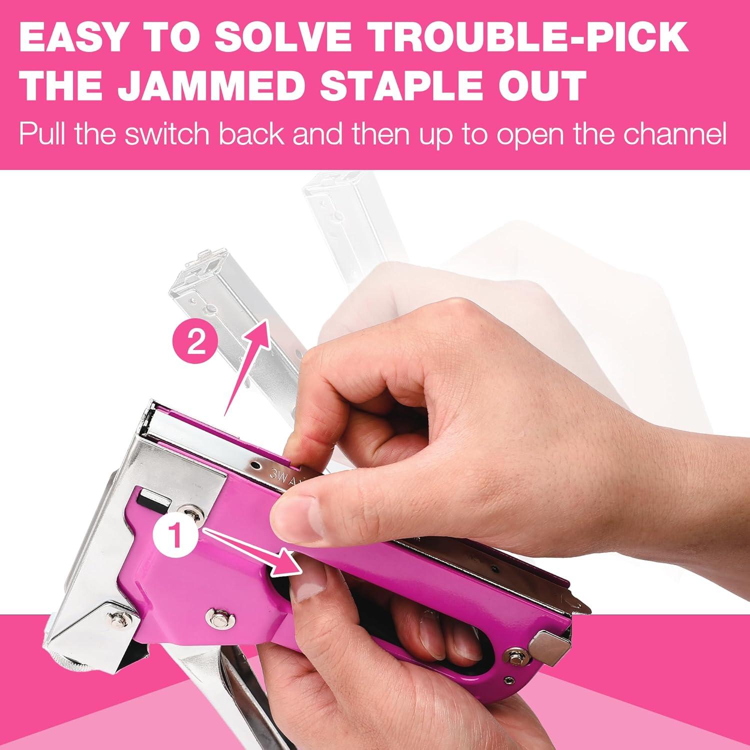 Grapadora Manual 3-en-1 ValueMax con 2000 Grapas y Removedor