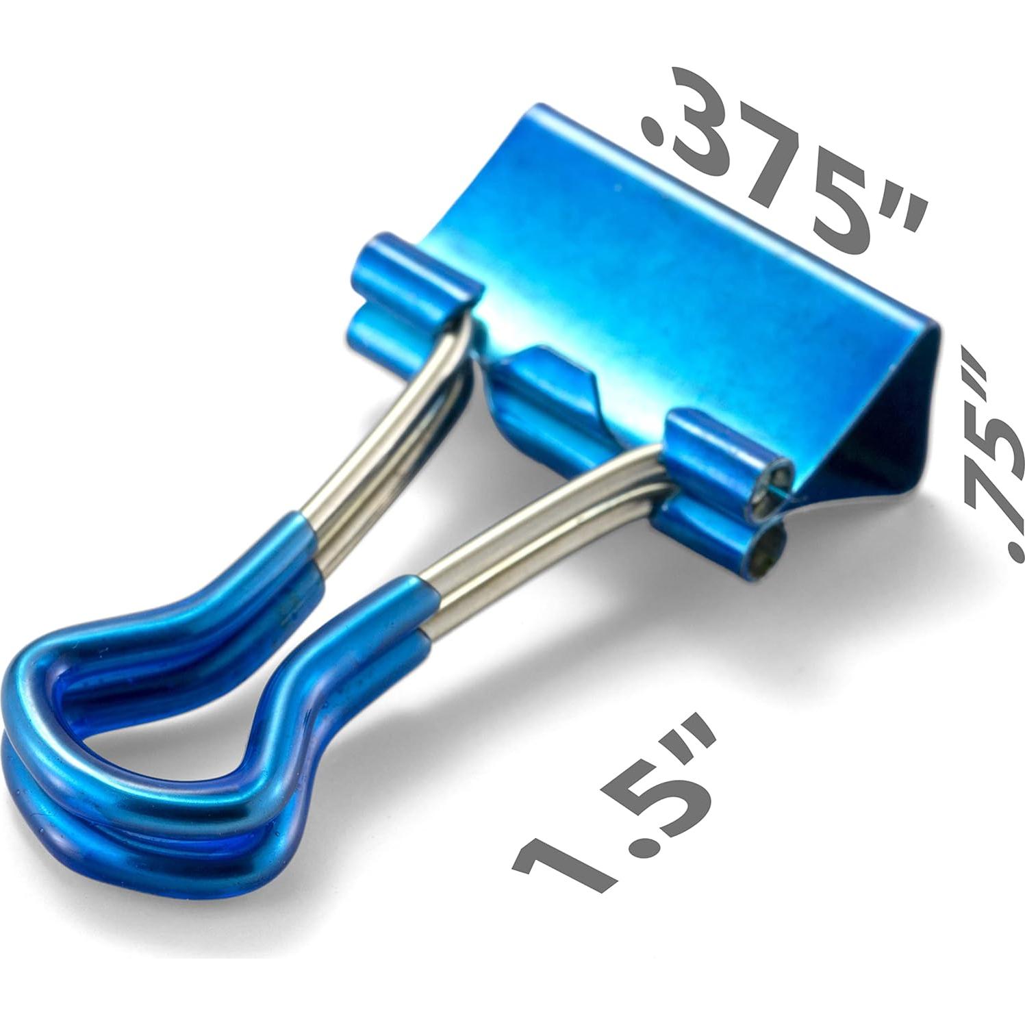 Clips de Binder Metálicos Officemate, Pequeños, Paquete 24