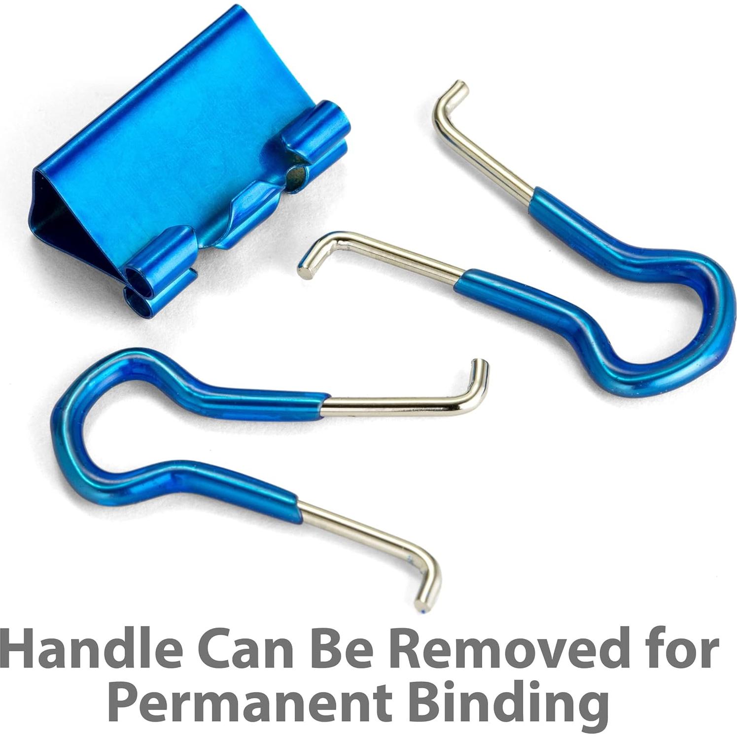 Clips de Binder Metálicos Officemate, Pequeños, Paquete 24