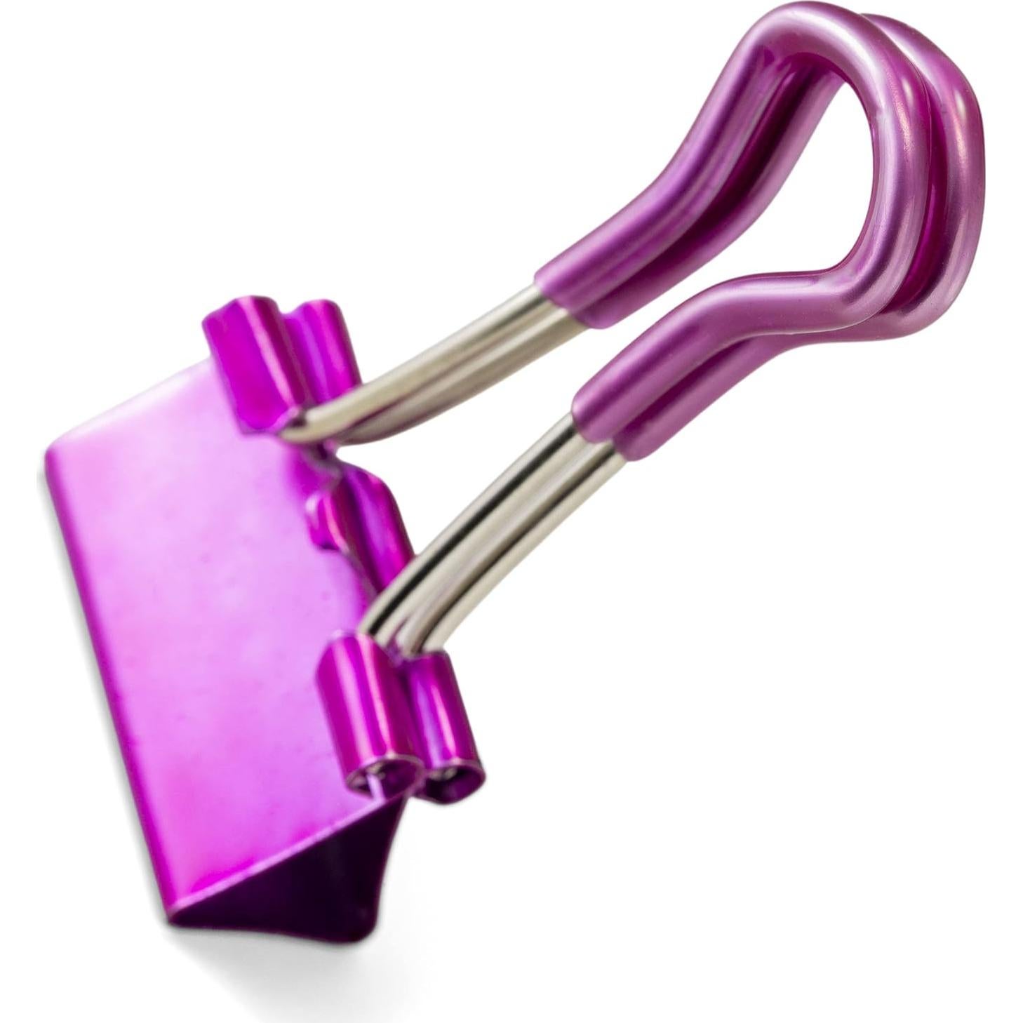 Clips de Binder Metálicos Officemate, Pequeños, Paquete 24