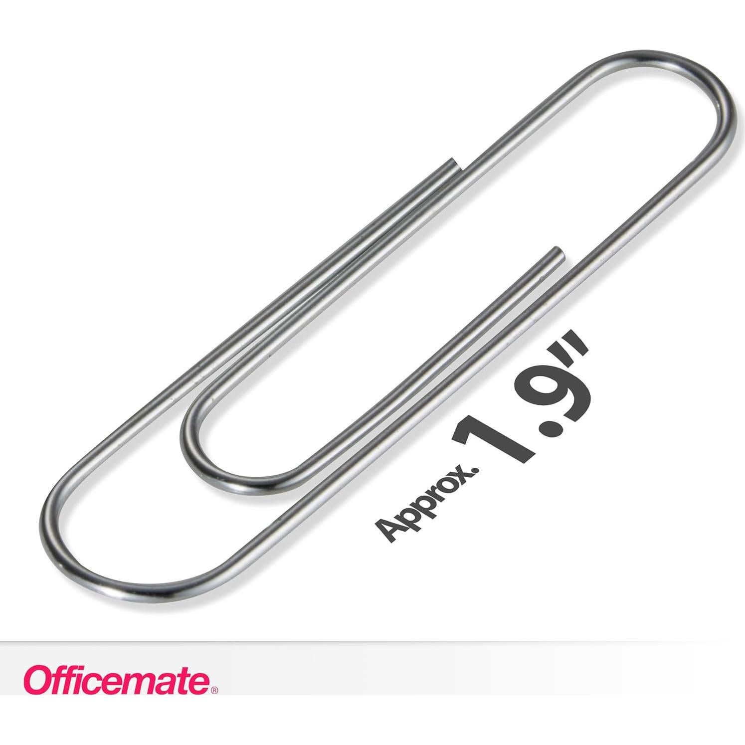 Ganchos de Papel Gigantes Officemate, Paquete de 1000 Ganchos