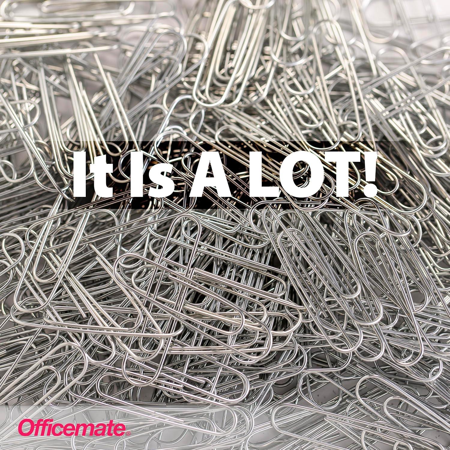 Ganchos de Papel Gigantes Officemate, Paquete de 1000 Ganchos