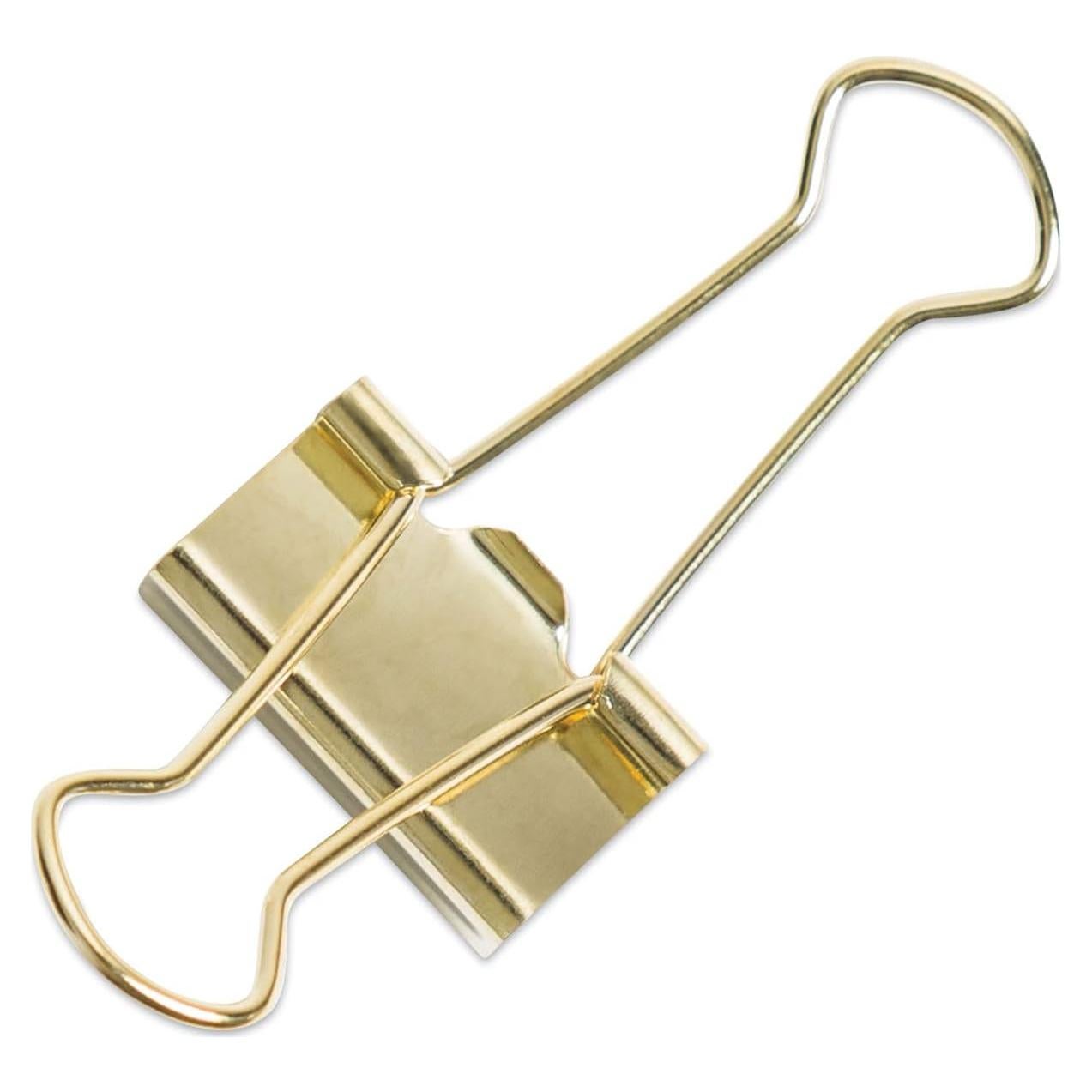 Clips de Carpeta Pequeños U Brands Dorados 72 Unidades 19mm