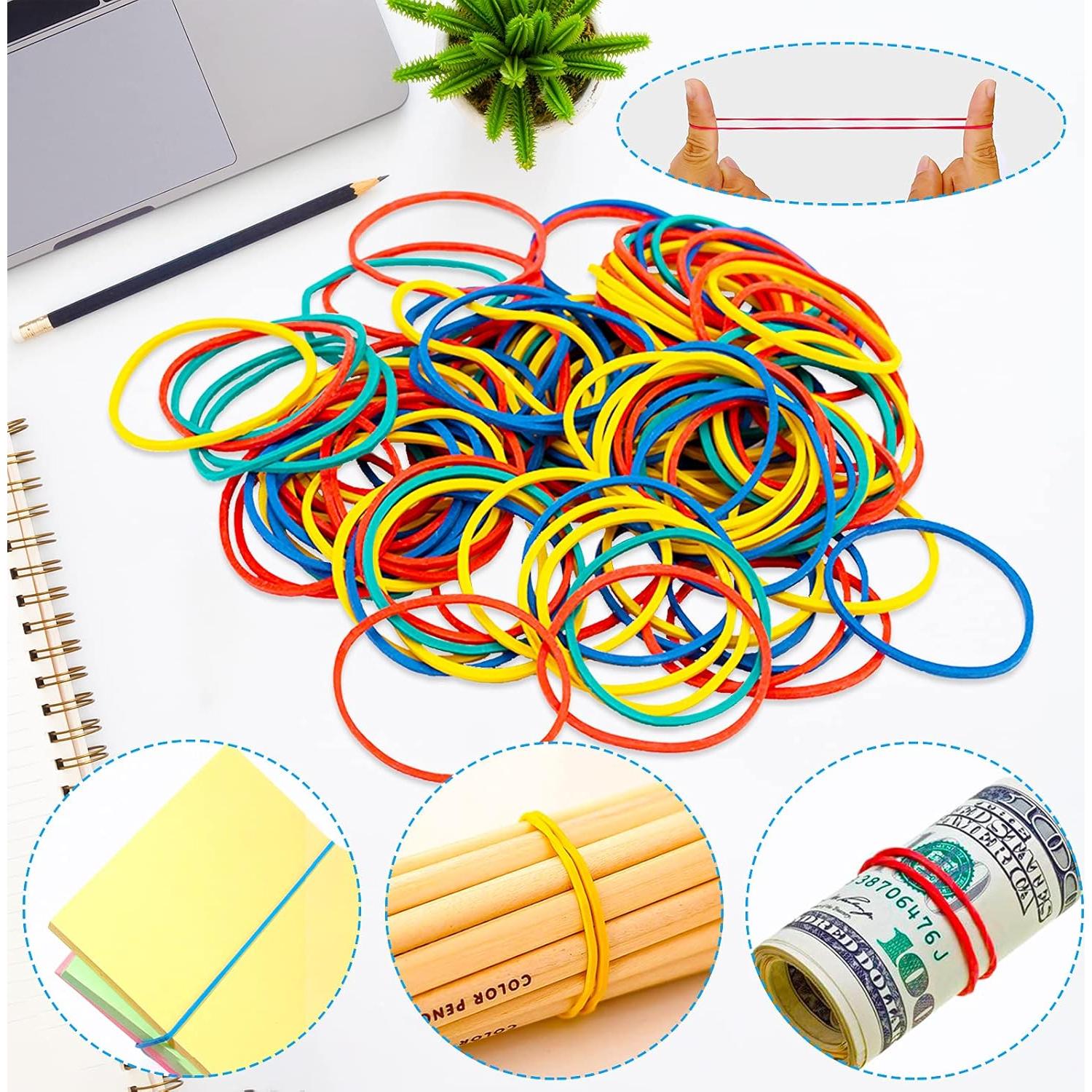 Juego de Clips de Papel y Carpeta XILILAI 300 Pcs Multicolor