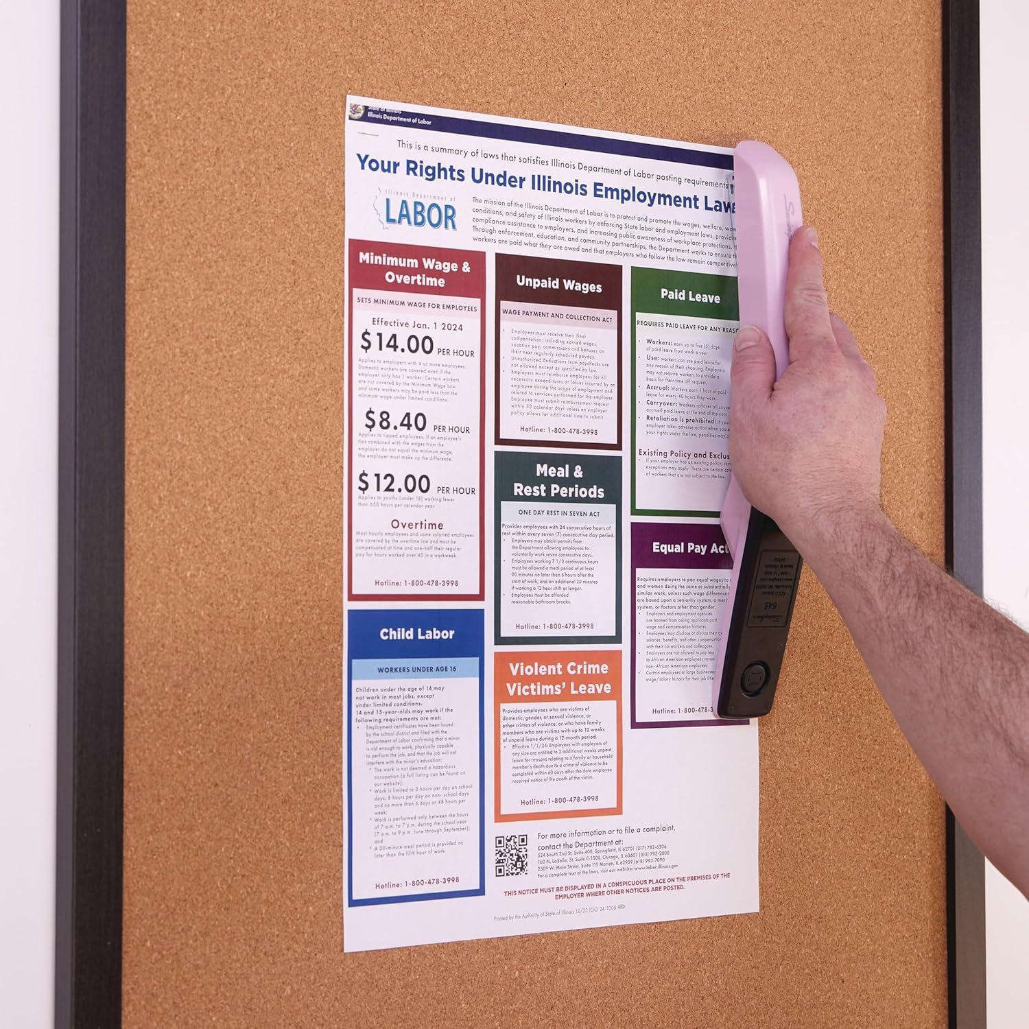 Grapadora de Escritorio Swingline S7054513 Rosa Blush 20 Hojas