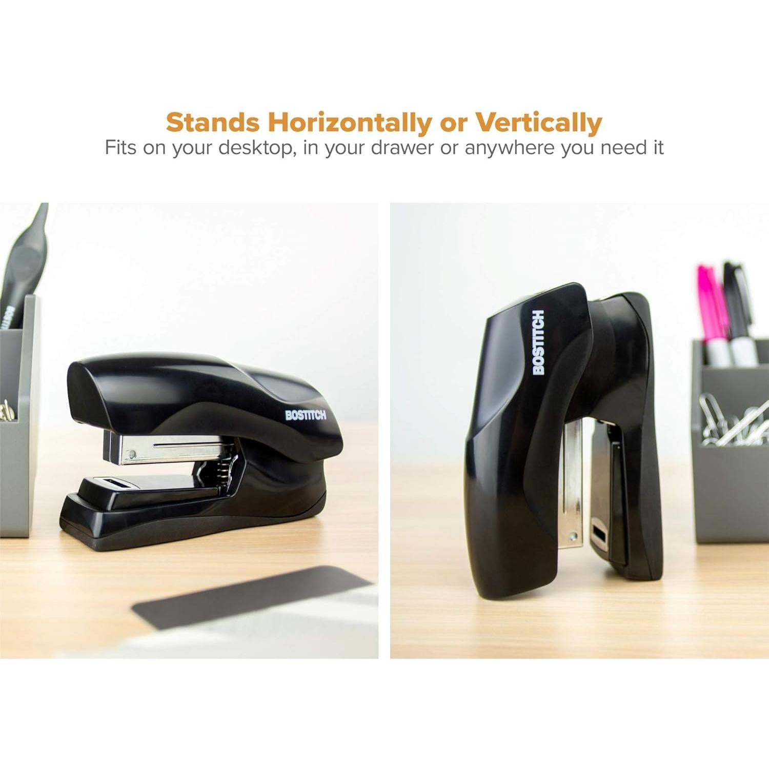 Grapadora Bostitch Office Compacta Negra para 40 Hojas