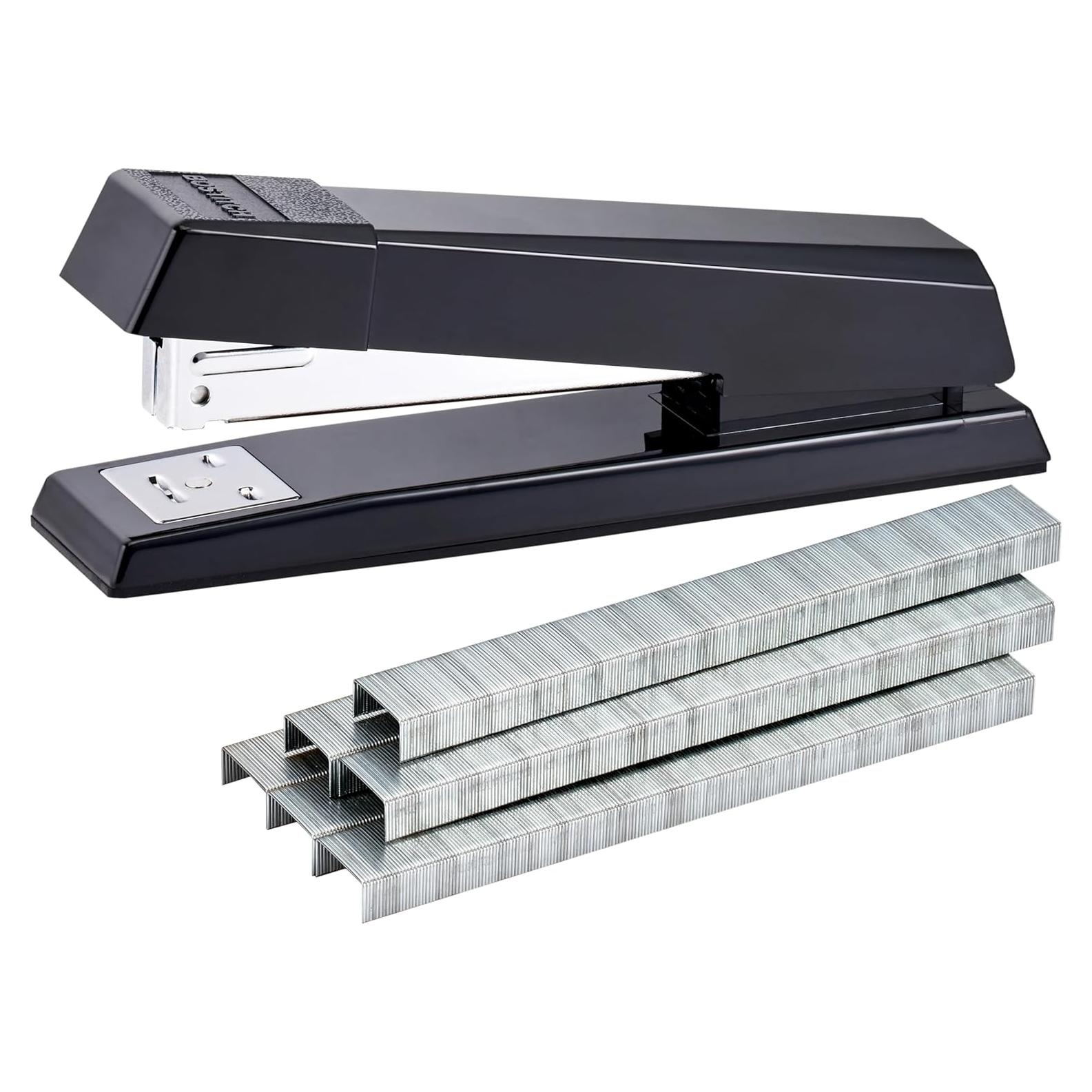 Grapadora de Oficina Bostitch 3713 Sin Atascos Negra 25 Hojas