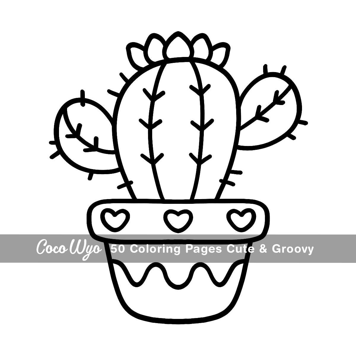 Cute & Groovy: Coloring Book for Adults and Kids, Bold and Easy, Simple and Big Designs for Relaxation Featuring Lovely Things (Bold & Easy Coloring)