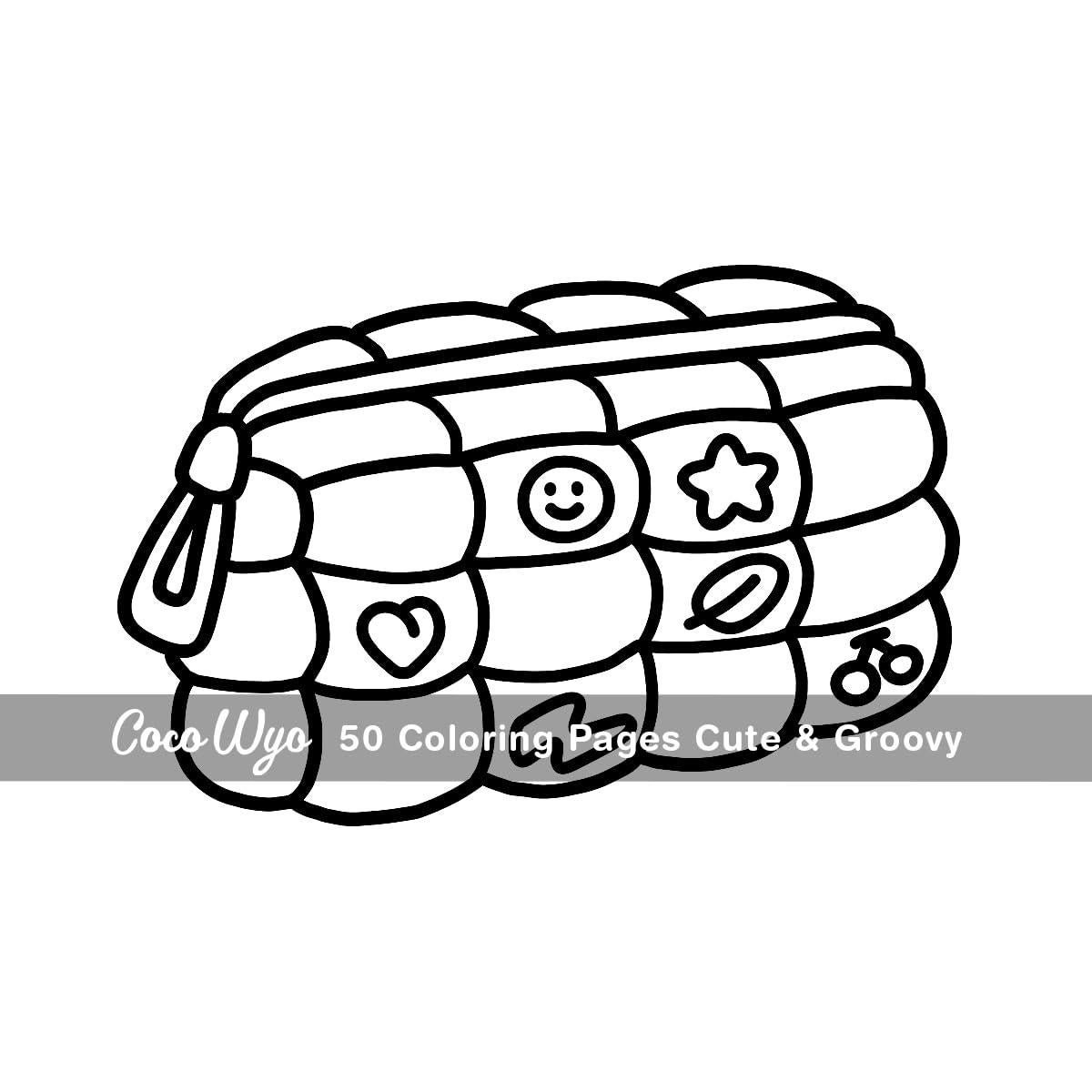 Cute & Groovy: Coloring Book for Adults and Kids, Bold and Easy, Simple and Big Designs for Relaxation Featuring Lovely Things (Bold & Easy Coloring)