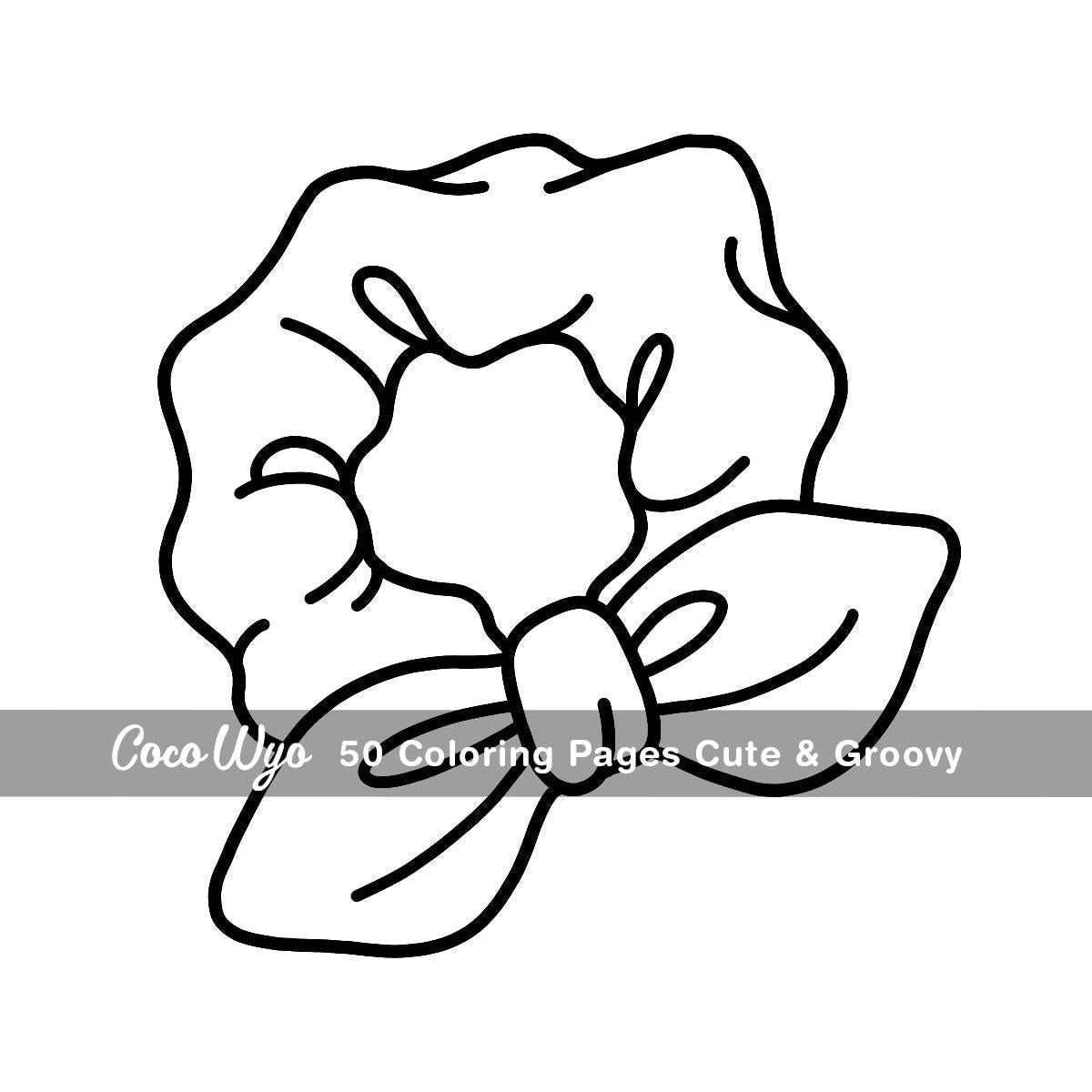 Cute & Groovy: Coloring Book for Adults and Kids, Bold and Easy, Simple and Big Designs for Relaxation Featuring Lovely Things (Bold & Easy Coloring)