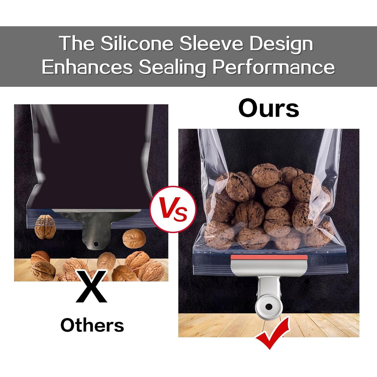 Clips para Bolsas de Comida HOUSE AGAIN 12 Piezas Acero Inoxidable