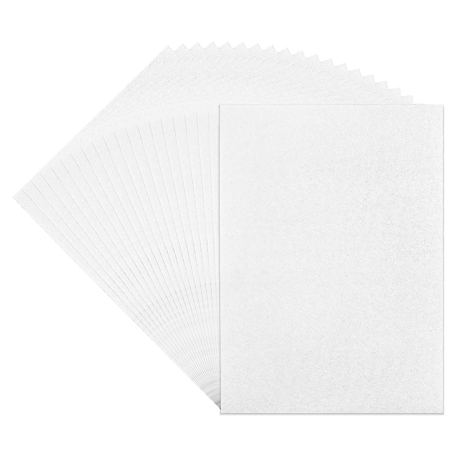 36 Hojas de Plástico Retráctil WHOLGMZY 20x14.5cm Manualidades