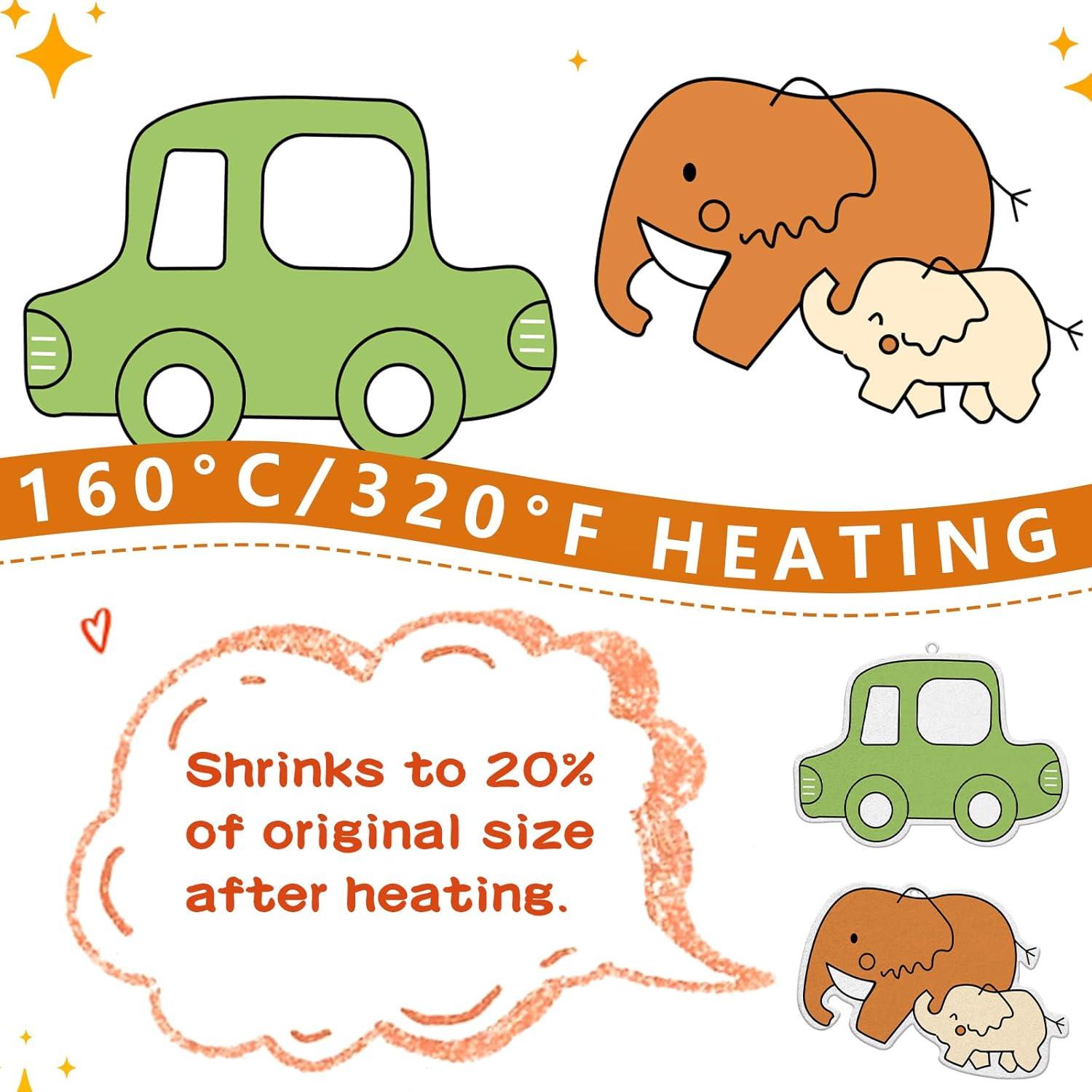 36 Hojas de Plástico Retráctil WHOLGMZY 20x14.5cm Manualidades