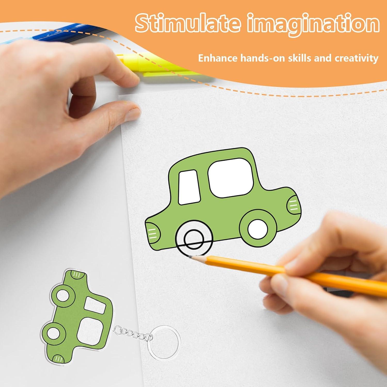 36 Hojas de Plástico Retráctil WHOLGMZY 20x14.5cm Manualidades