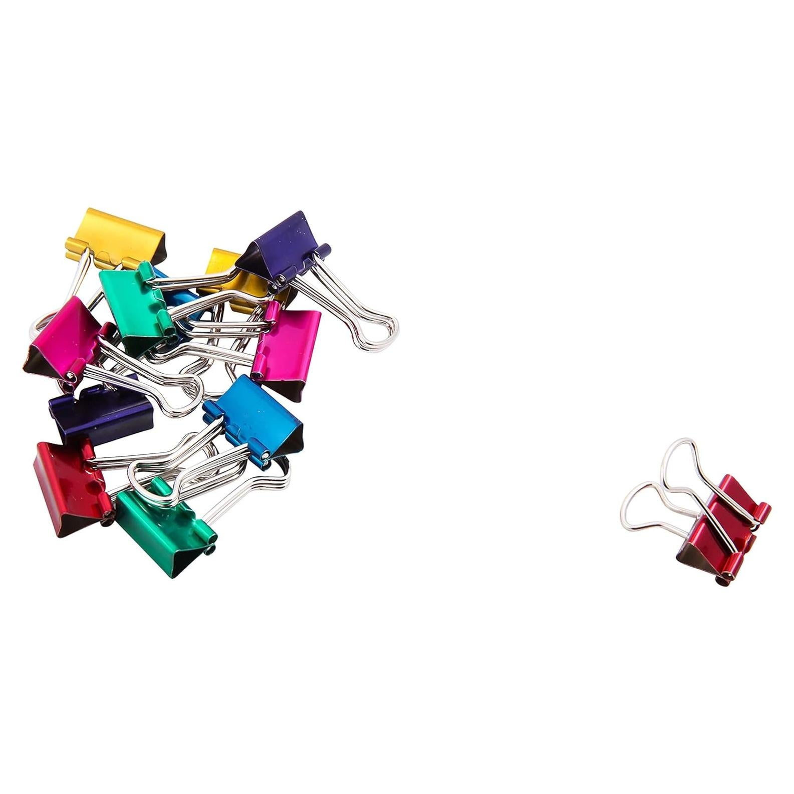 Mini Clips de Carpeta Baumgartens BAU29710 1.27 cm 12 Piezas