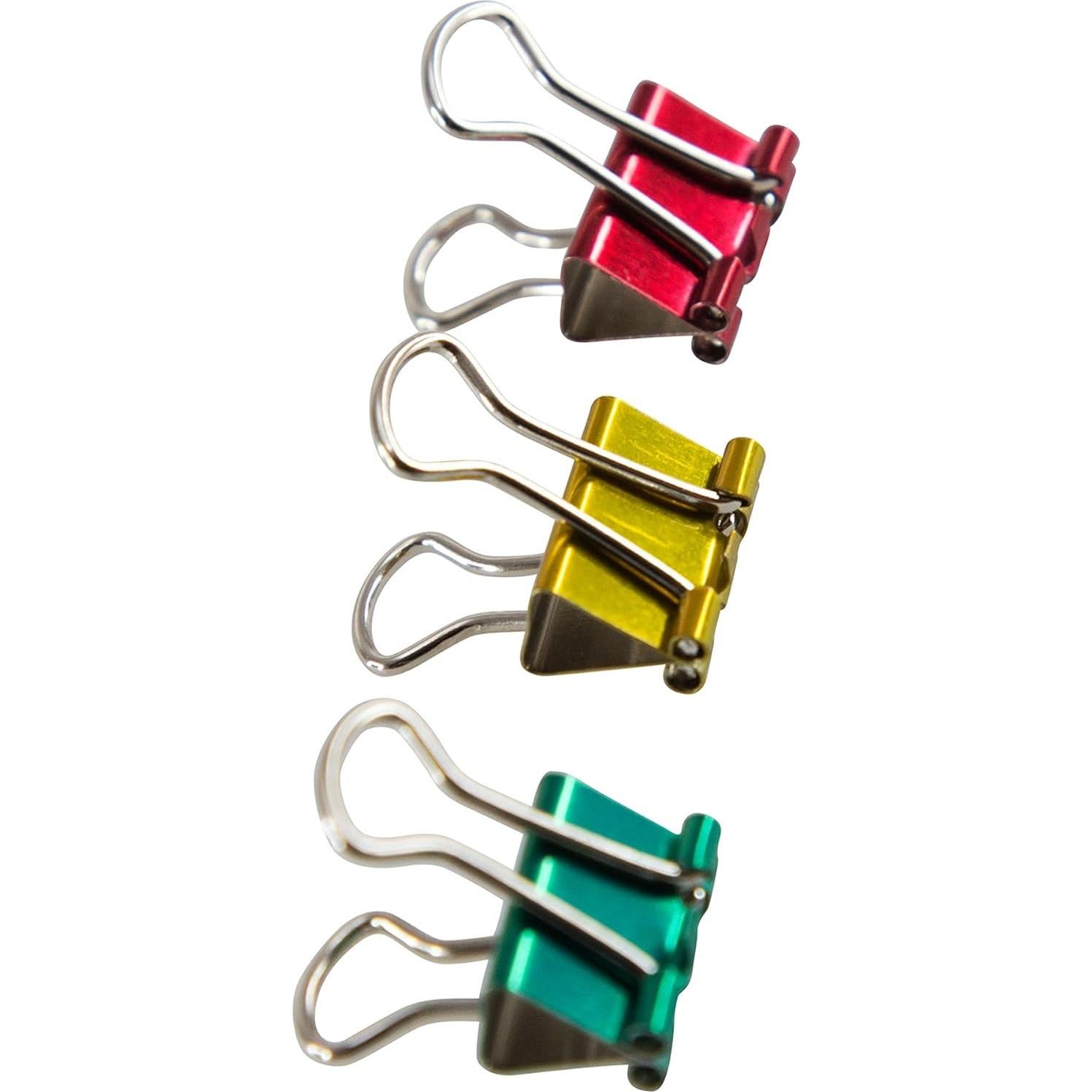 Mini Clips de Carpeta Baumgartens BAU29710 1.27 cm 12 Piezas