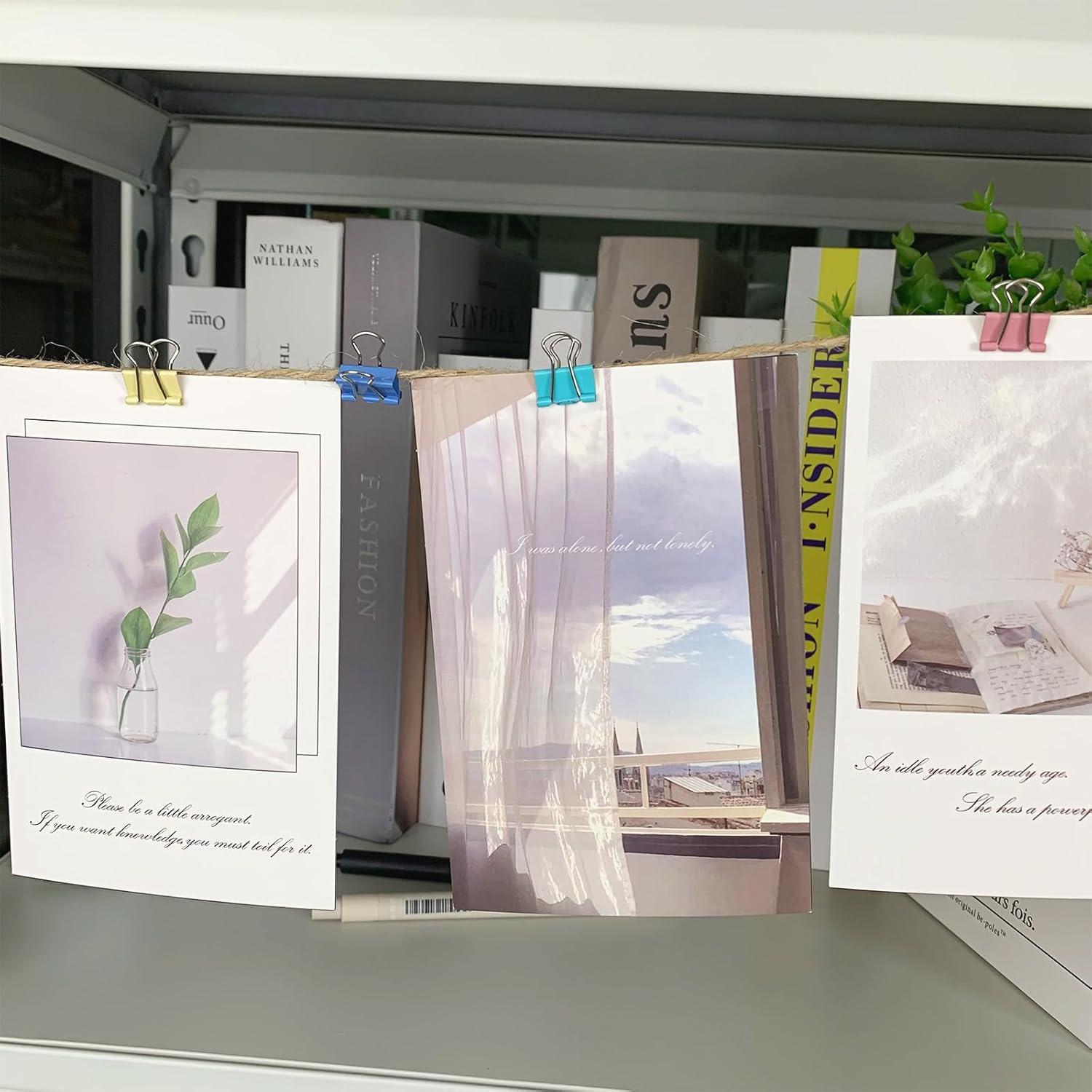 Set de 40 Clips de Carpeta Ykimok 15mm en 4 Colores