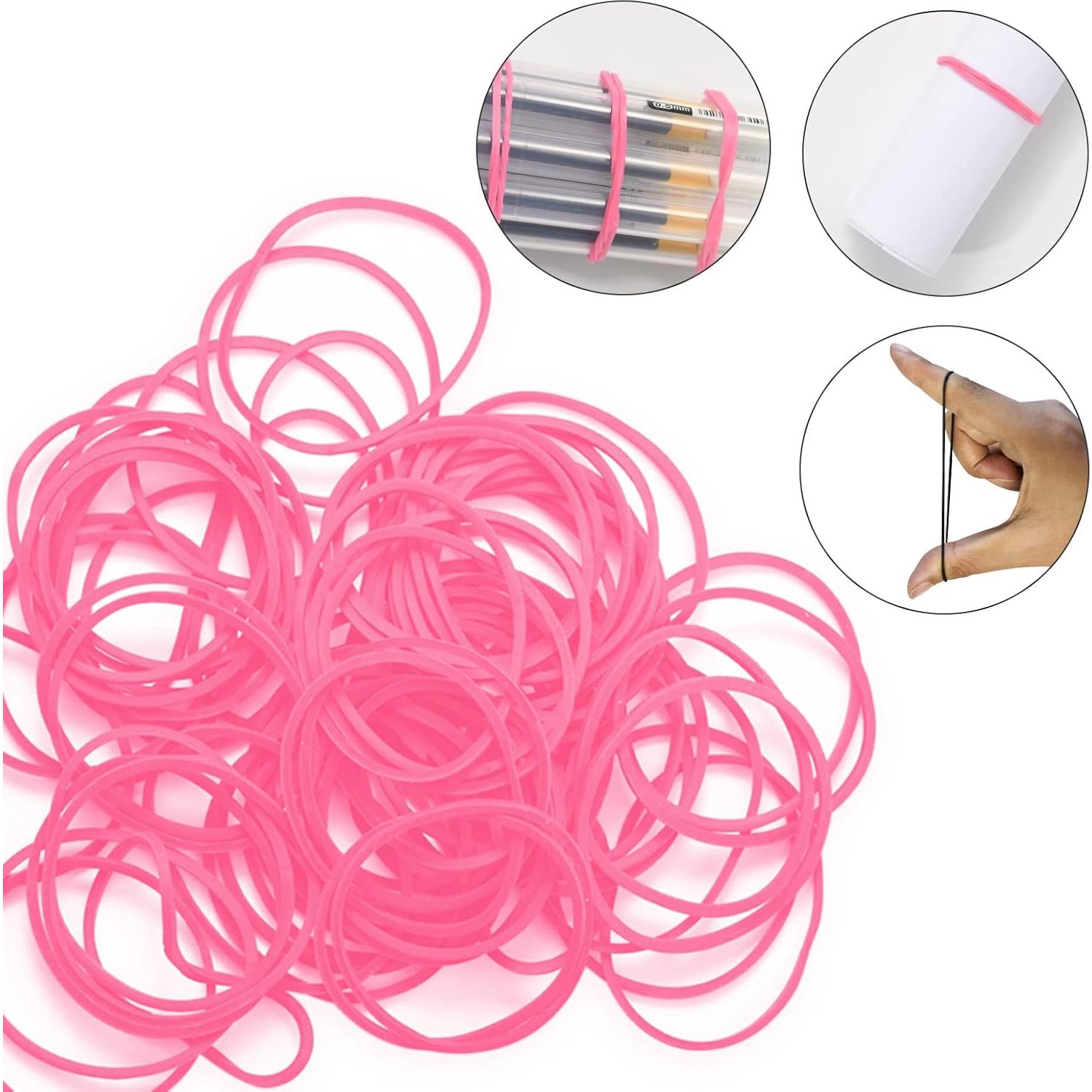 Juego de Clips de Papel y Carpeta DANRONG Rosa 380 Piezas