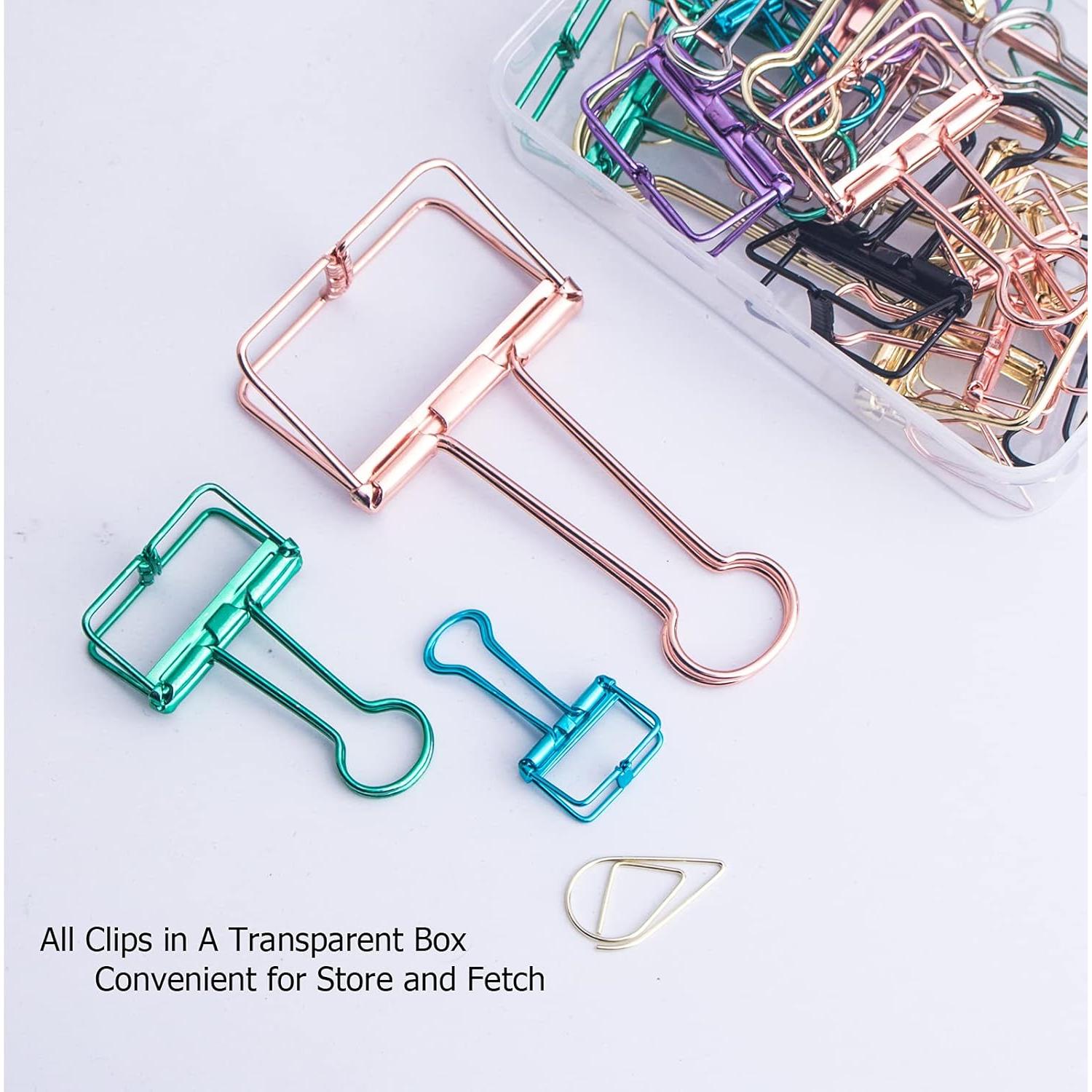 Set de 38 Clips de Binder y Papel VENCINK Multicolor