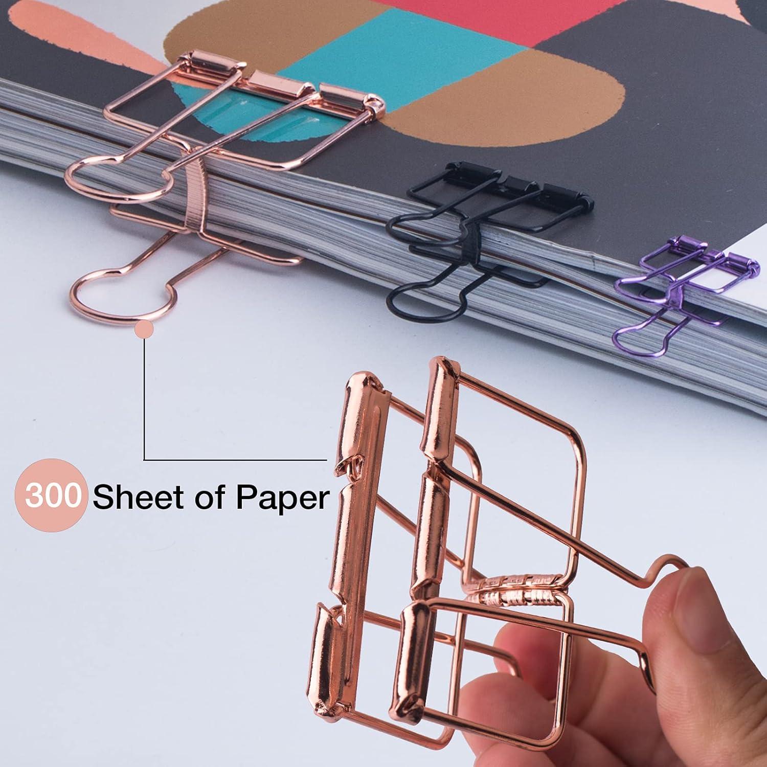 Set de 38 Clips de Binder y Papel VENCINK Multicolor