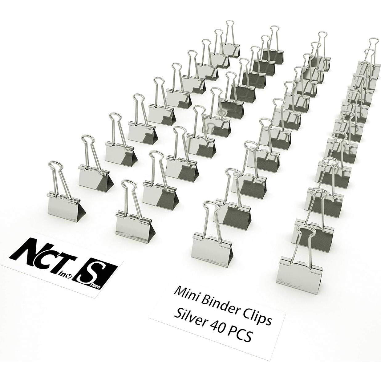 Clips de Encuadernación de Metal Nctinystore 15 mm - 40 Unidades