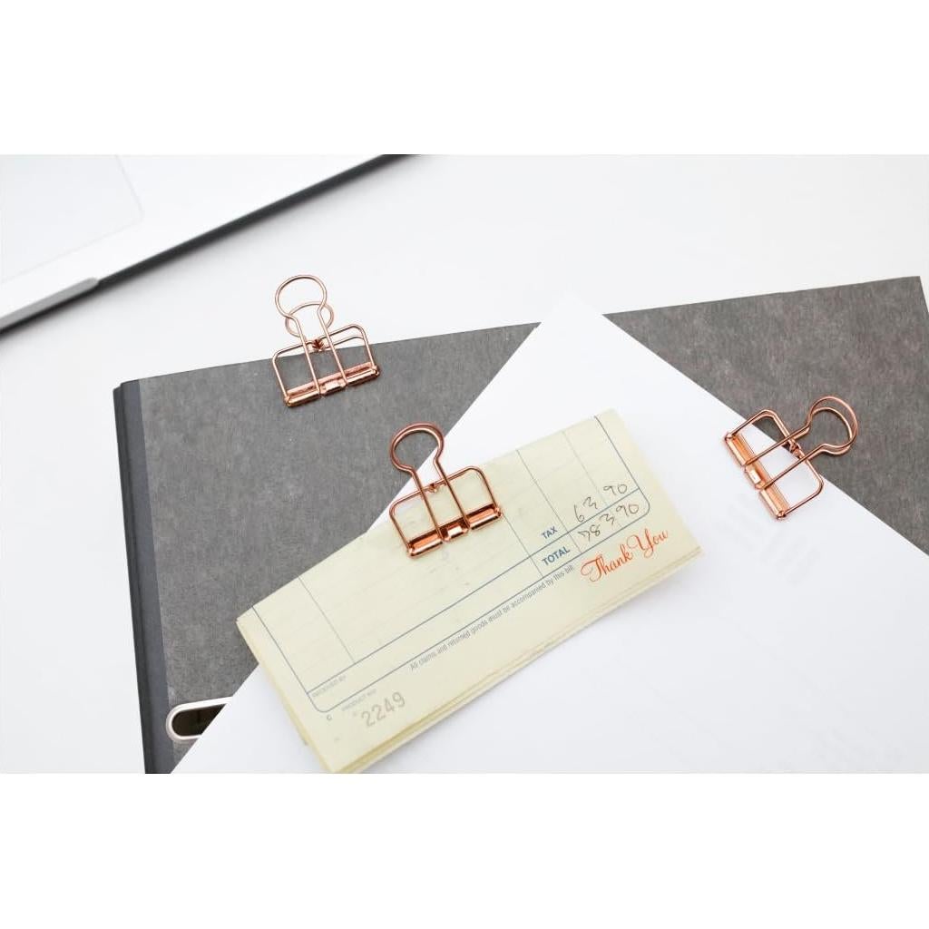 Juego de 6 Clips de Alambre Kikkerland Cobre Multiusos