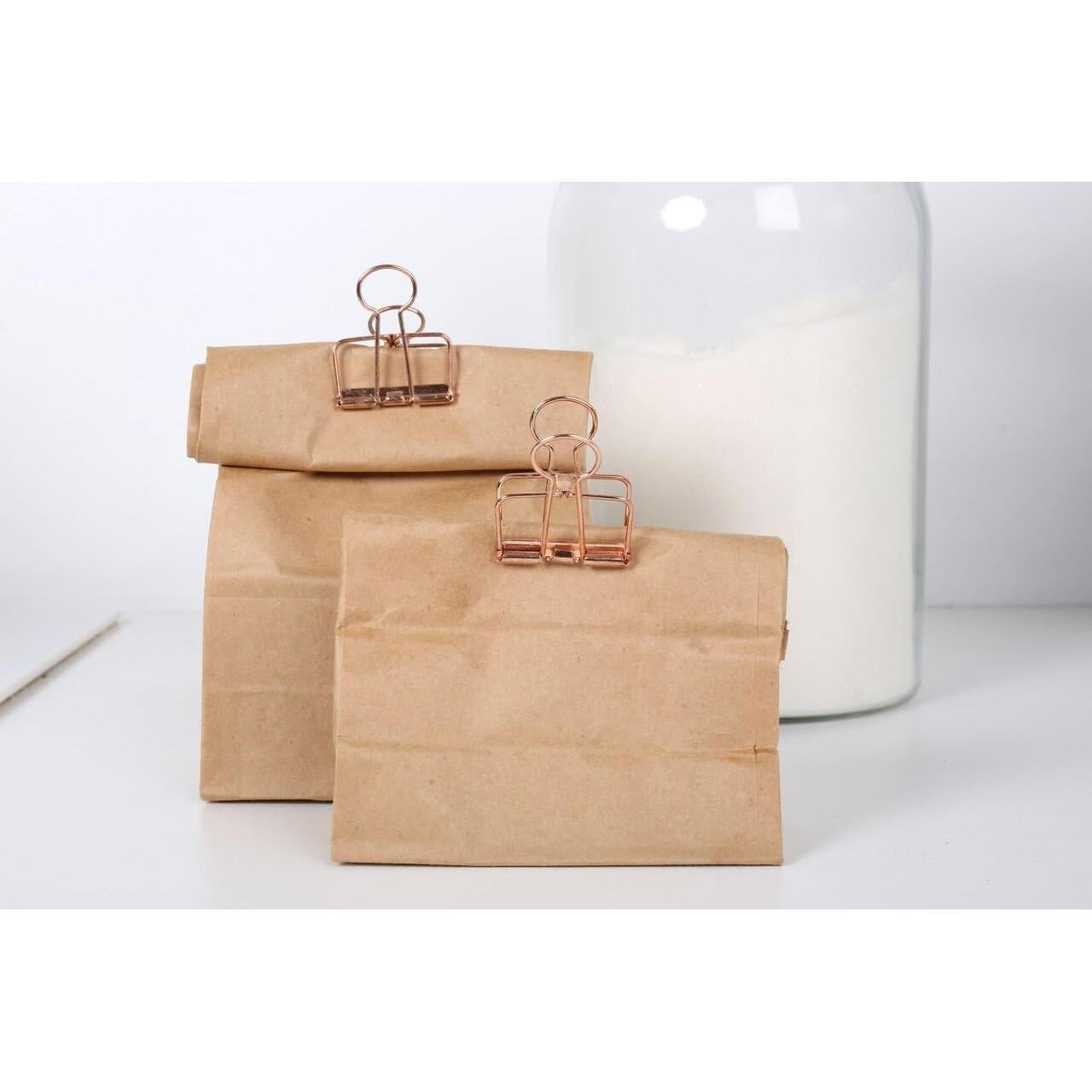 Juego de 6 Clips de Alambre Kikkerland Cobre Multiusos