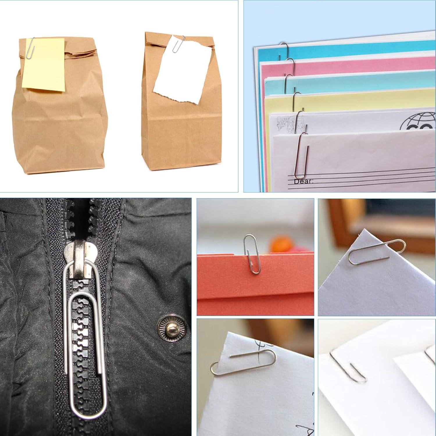 Juego de 340 Clips de Papel y Carpetas HIQU - Variados